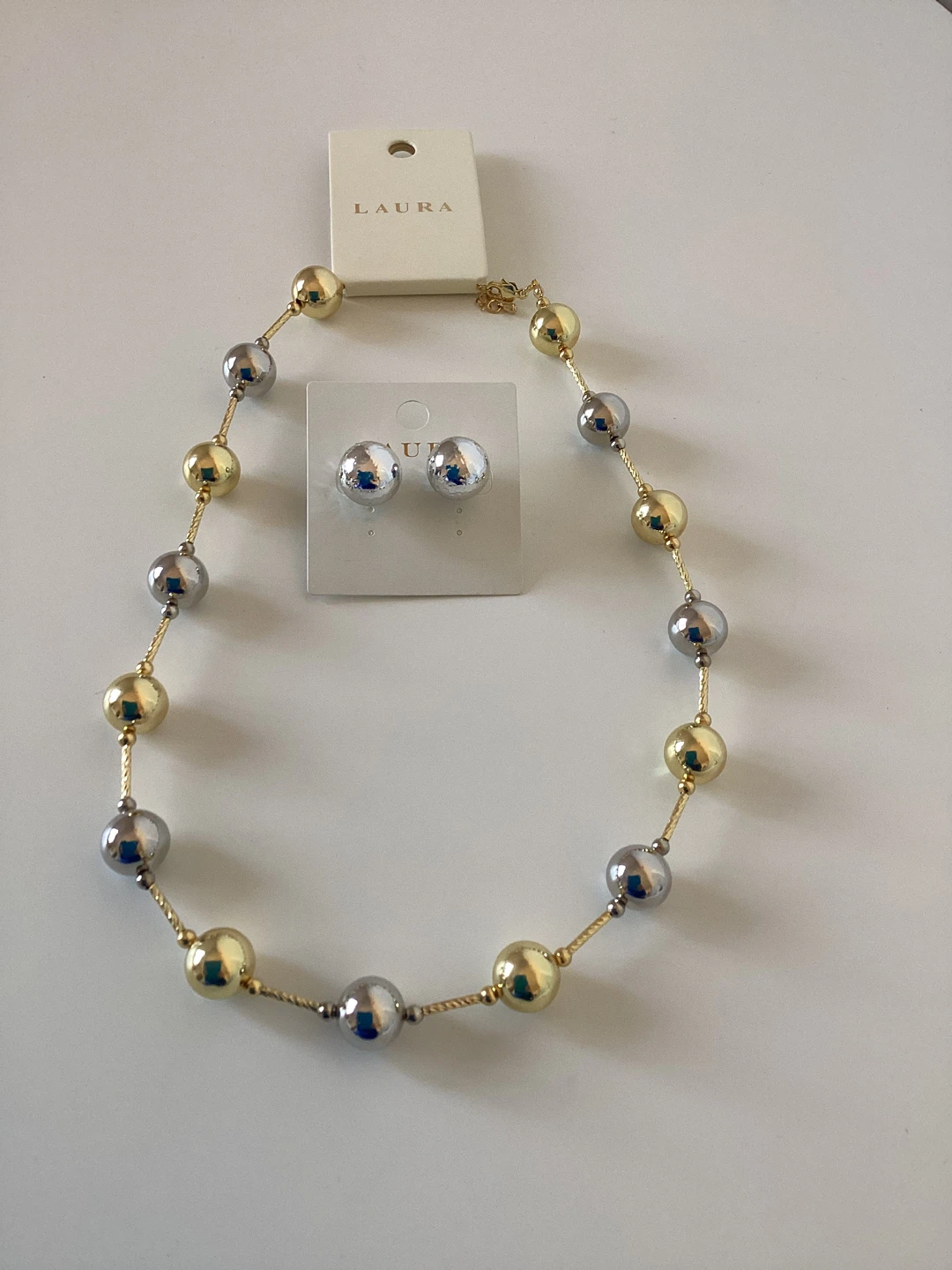 LAURA Set of Earrings and Necklace