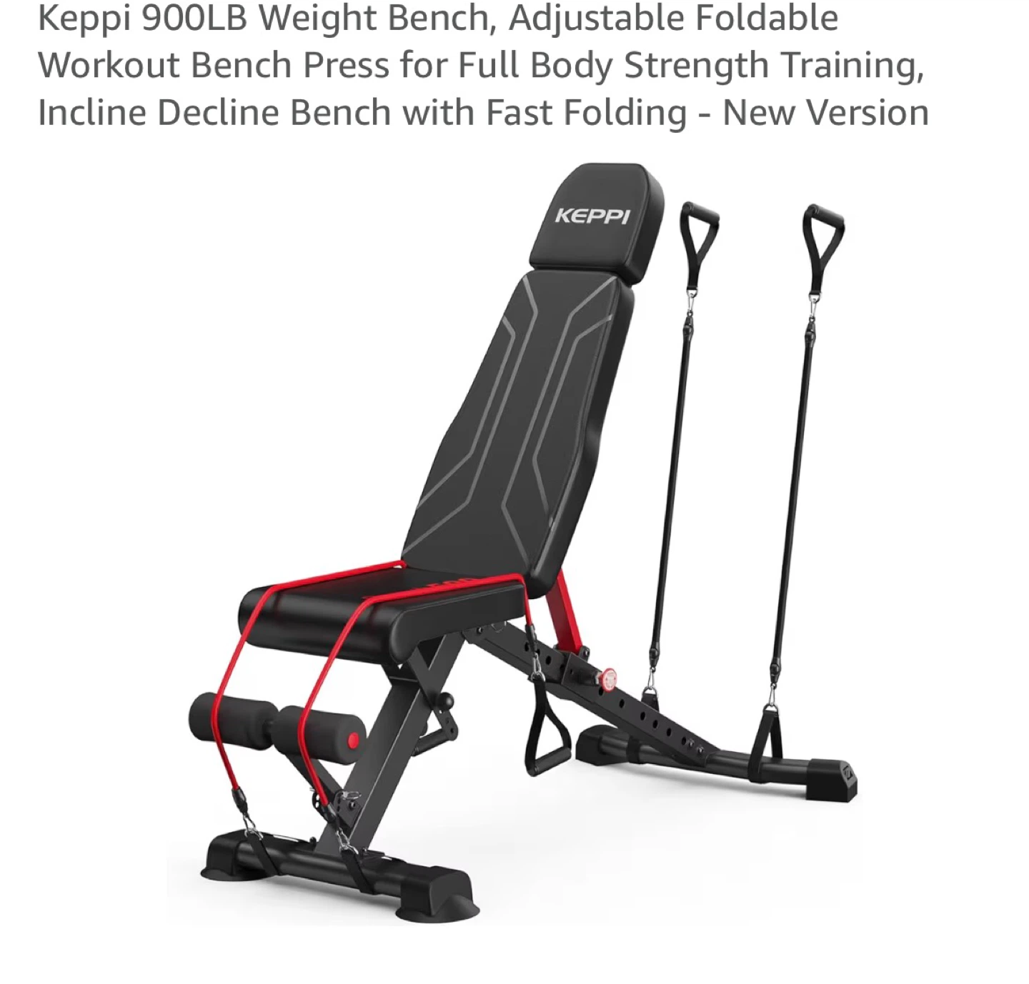 Adjustable Foldable Workout Bench – Excellent Condition