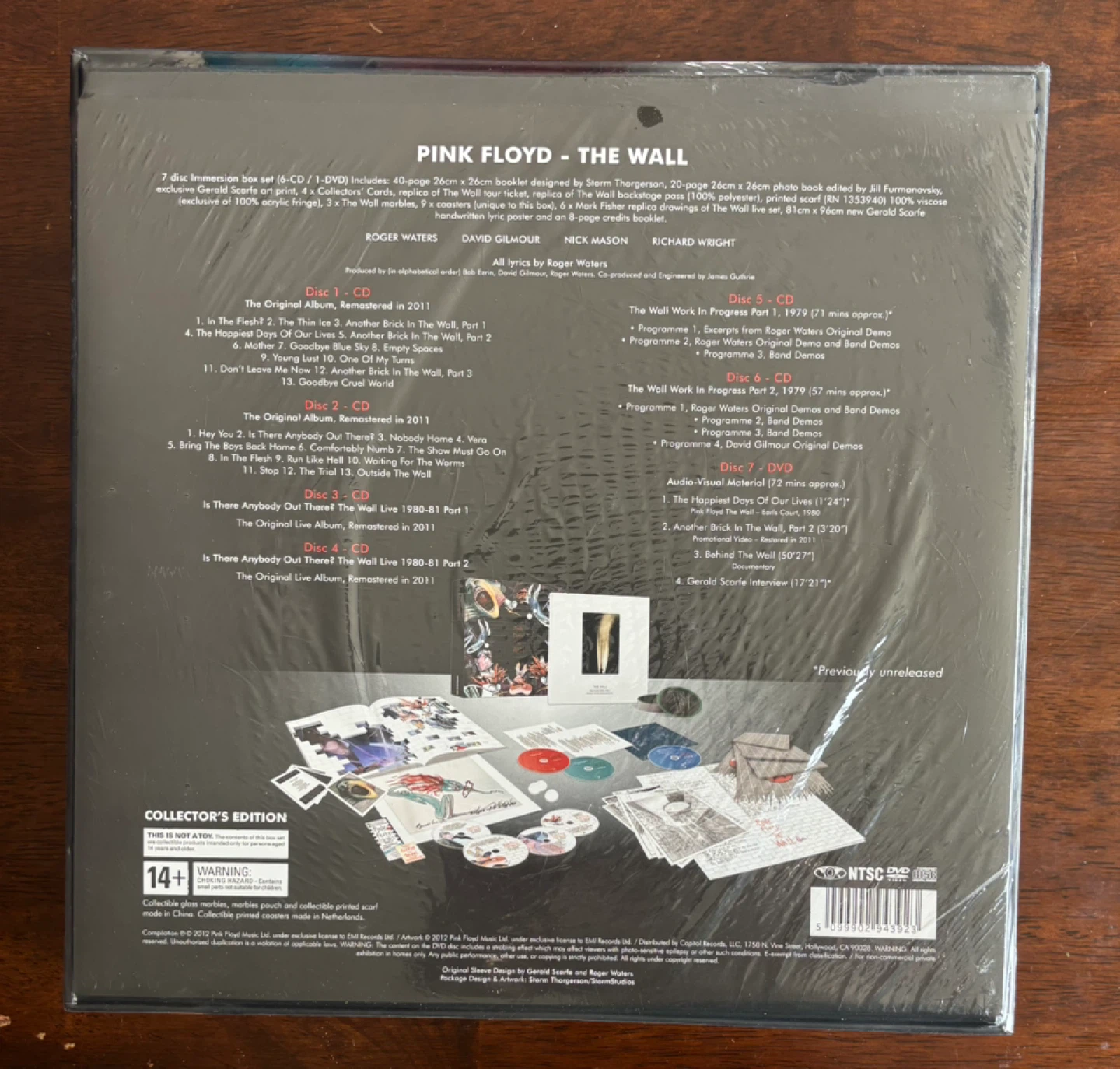 Pink Floyd - The Wall 7 disc collectors’ box set - photo 2