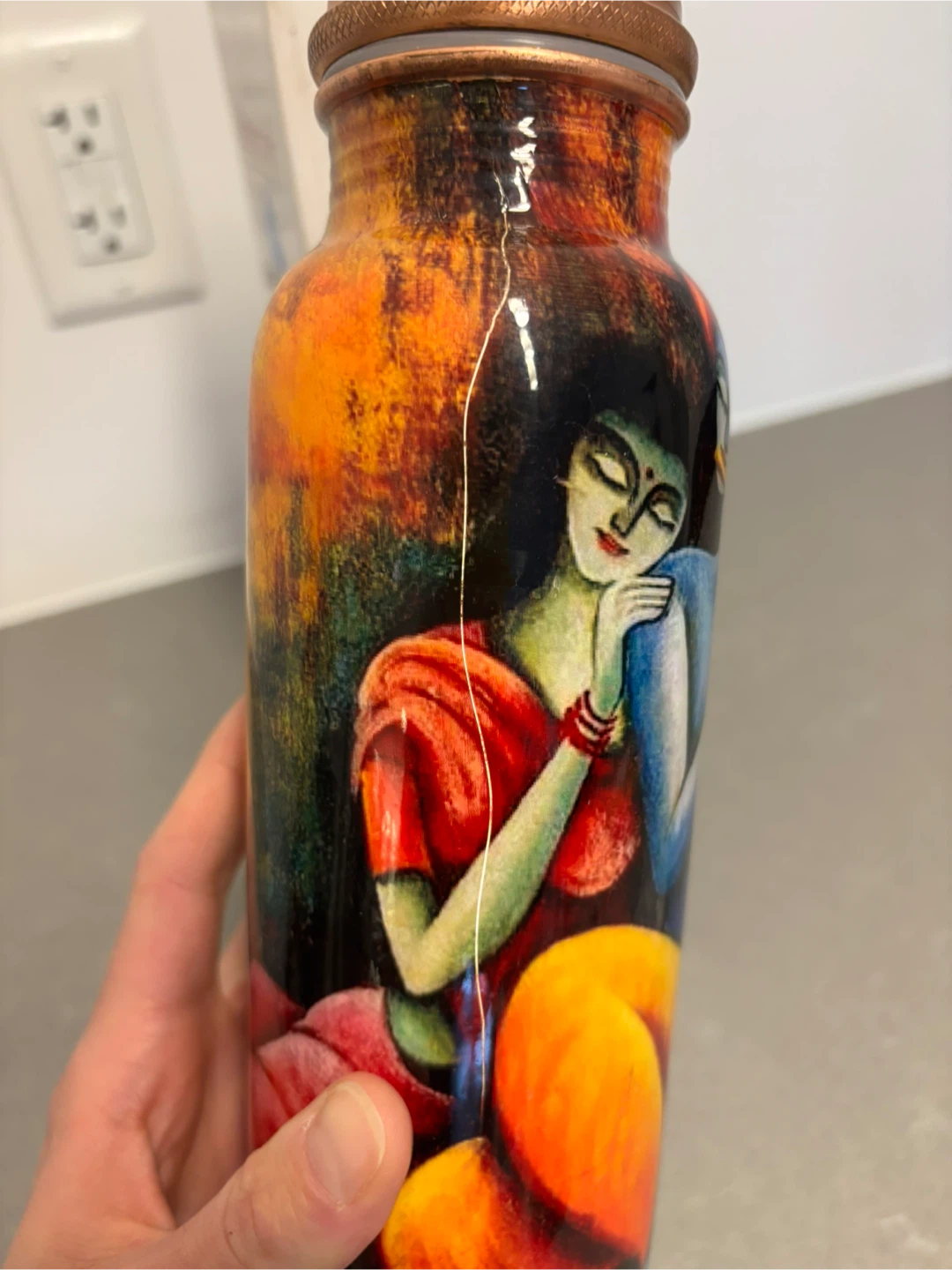 Vibranic Aquatic Pure Copper Bottle 🥕 - photo 4