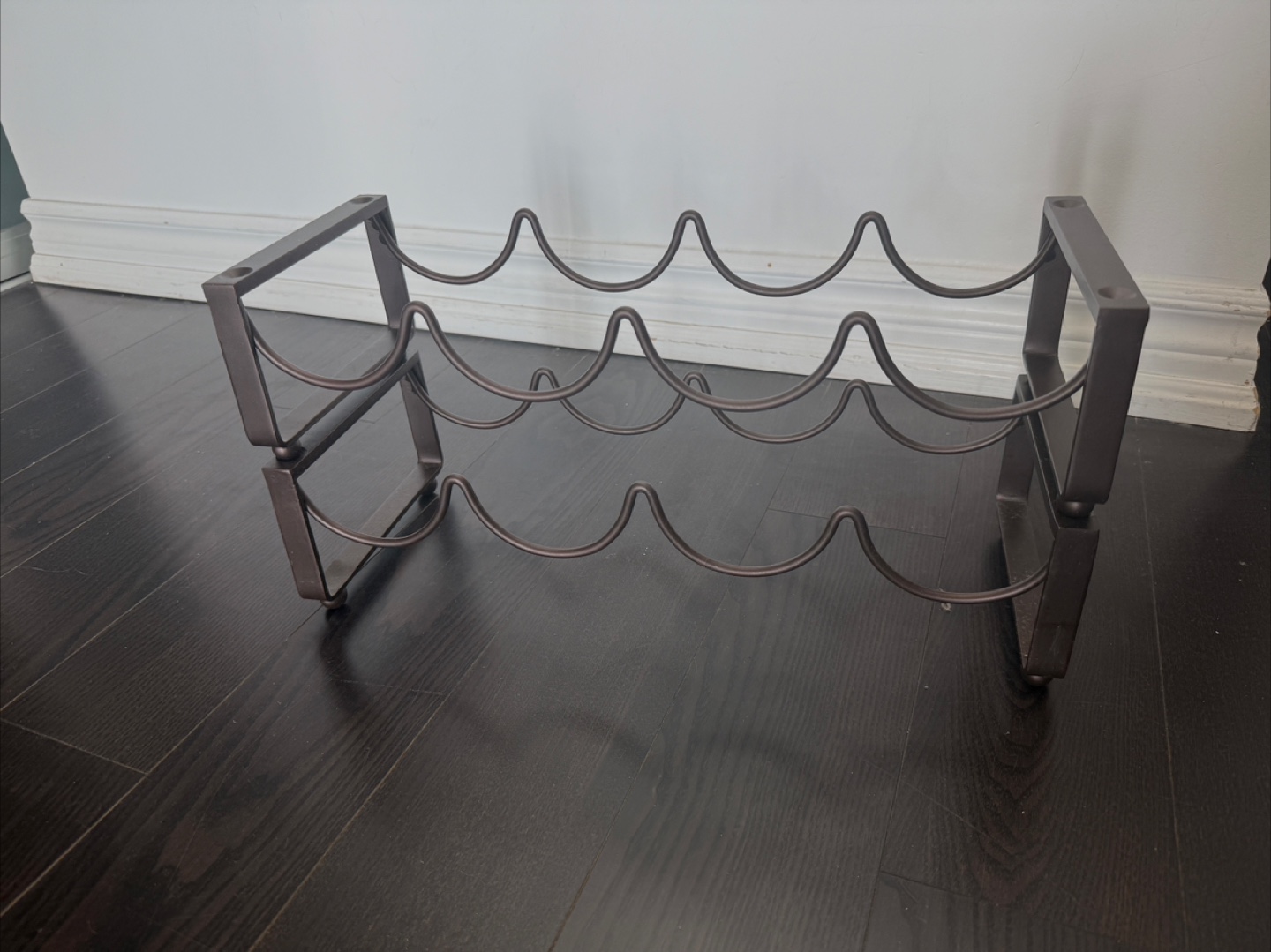 Bronze 8-Bottle Wine Rack