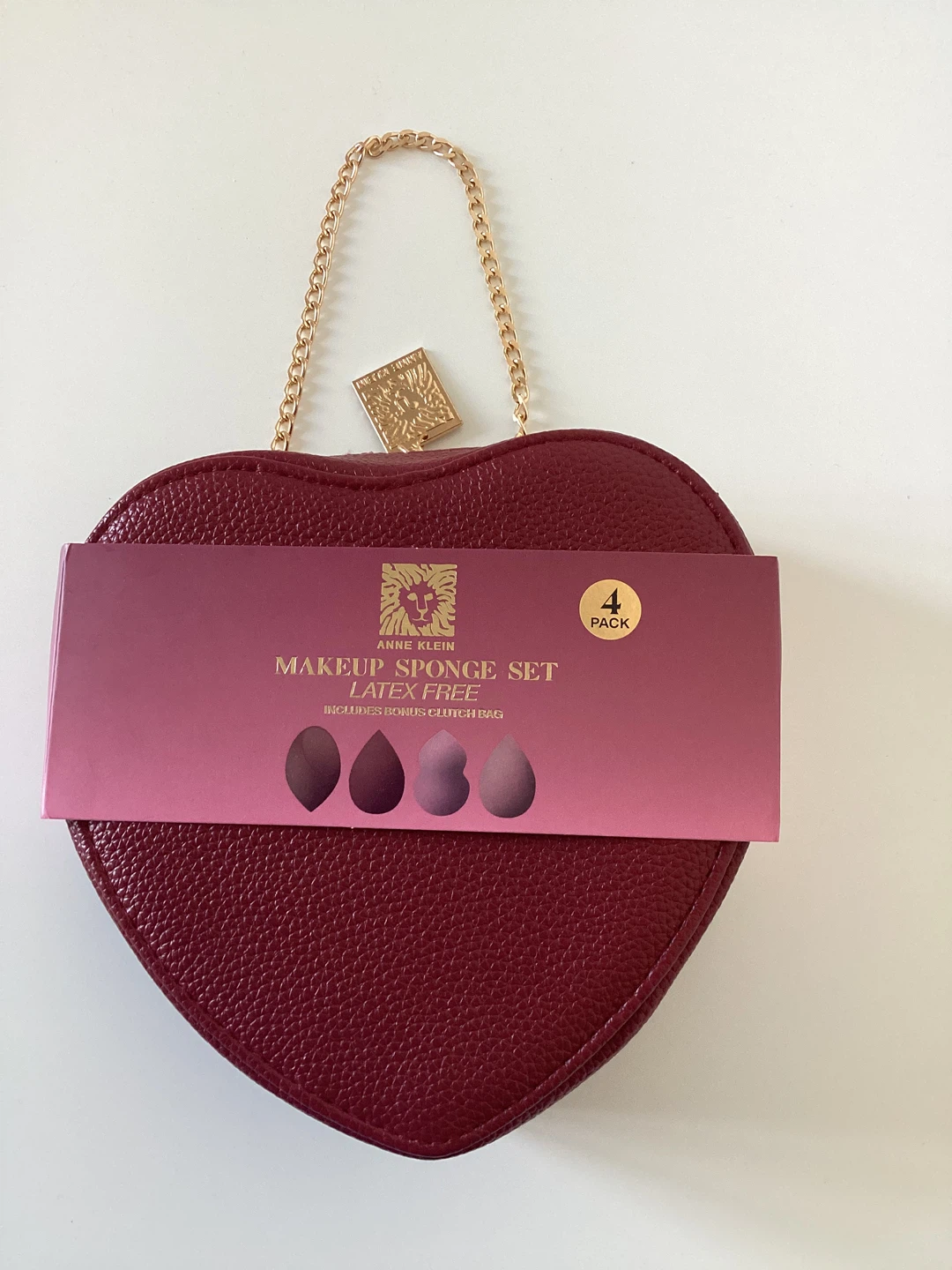 Anne Klein heart shaped Clutch Bag