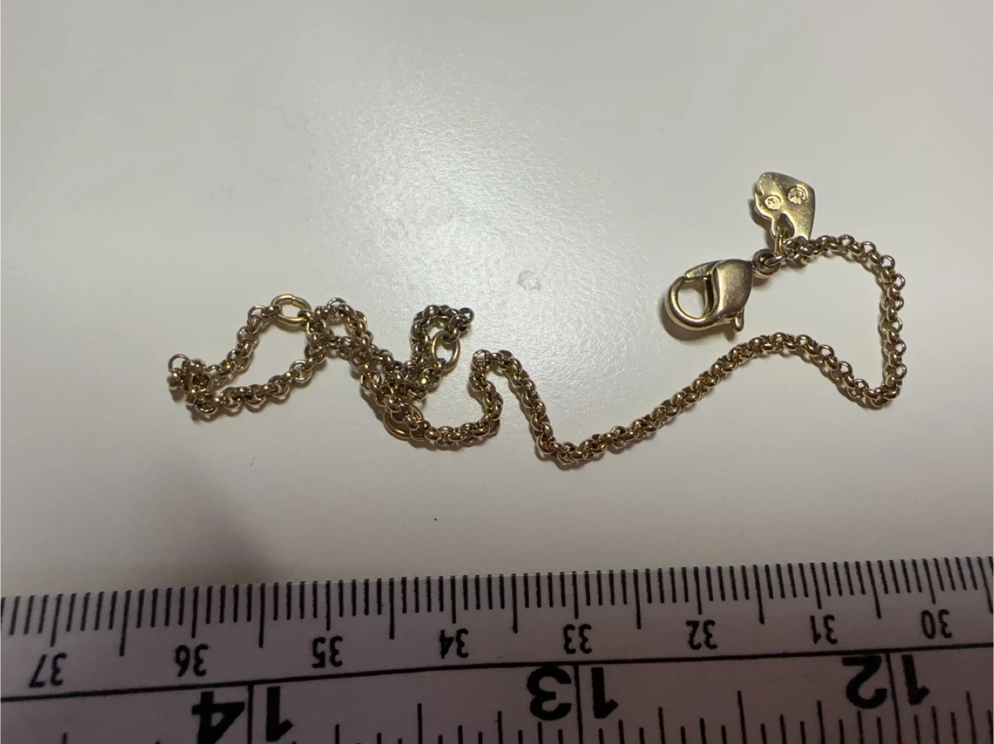 Swarovski Gold Tone Chain Bracelet - photo 2