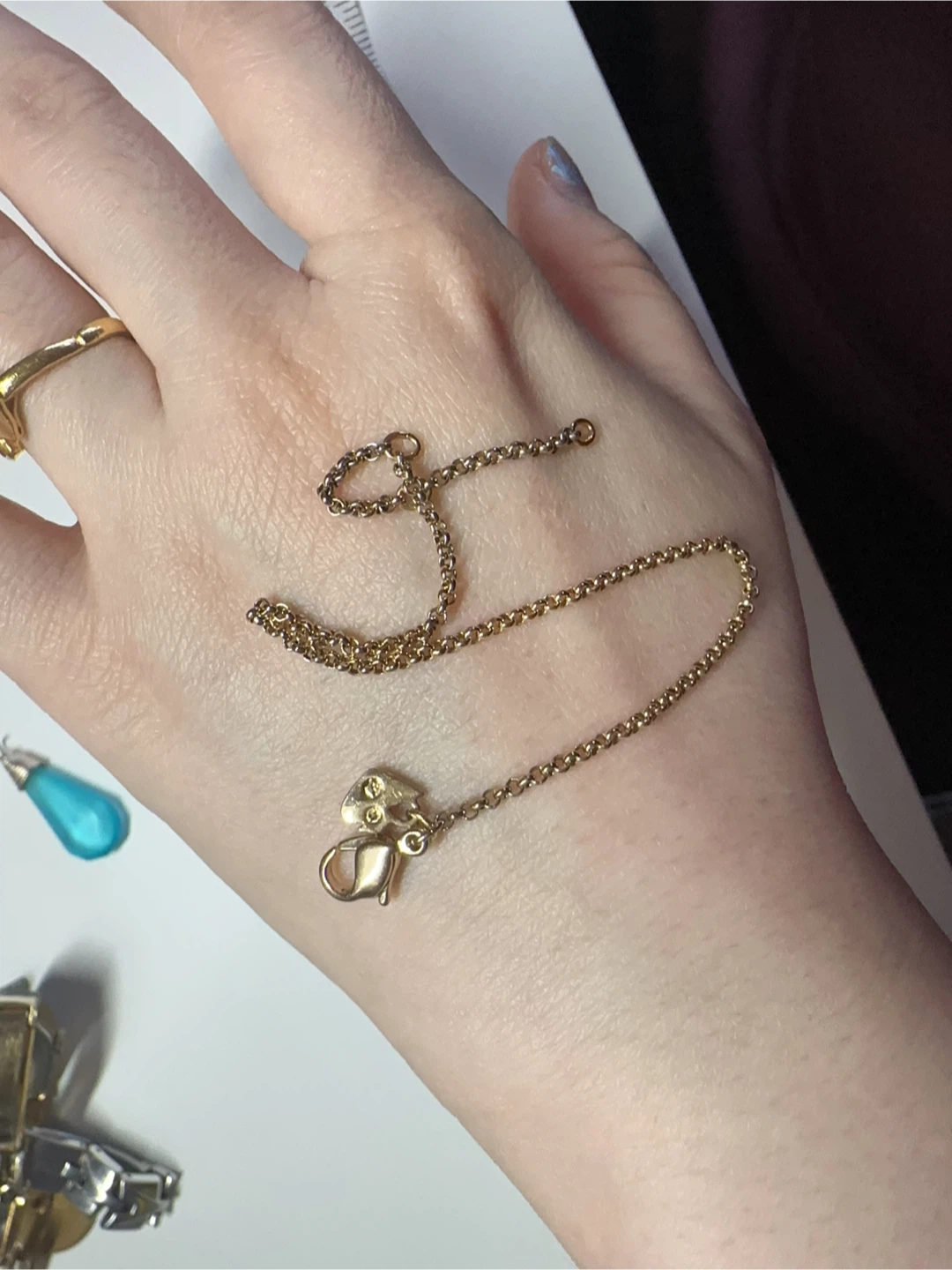 Swarovski Gold Tone Chain Bracelet - photo 3