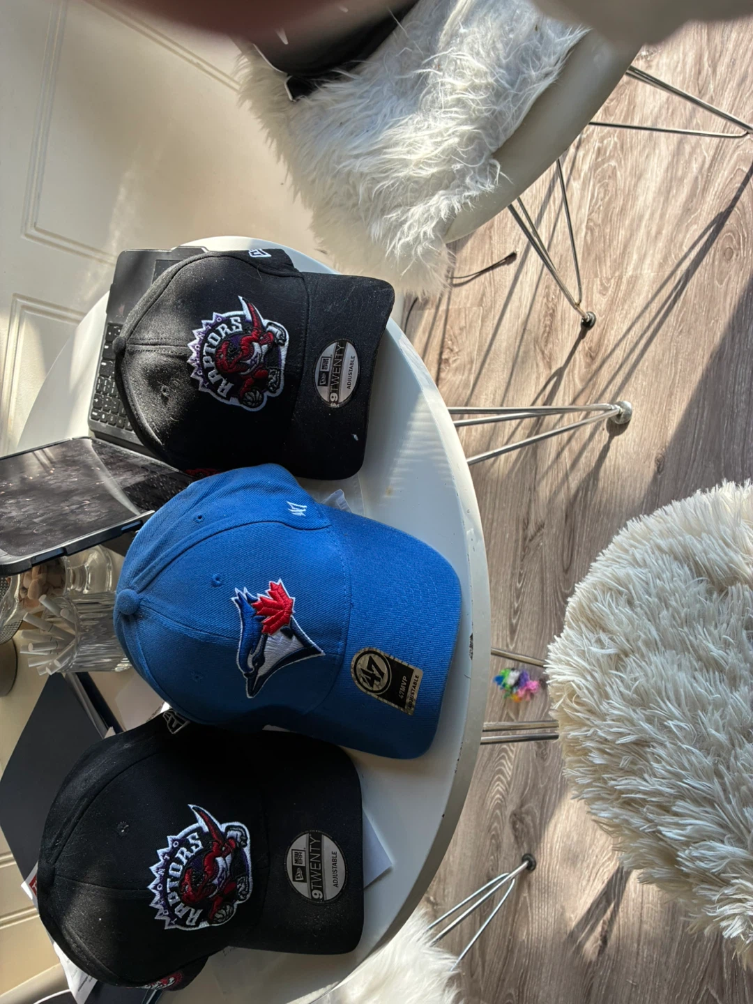 Toronto Raptors & Blue Jays Hats
