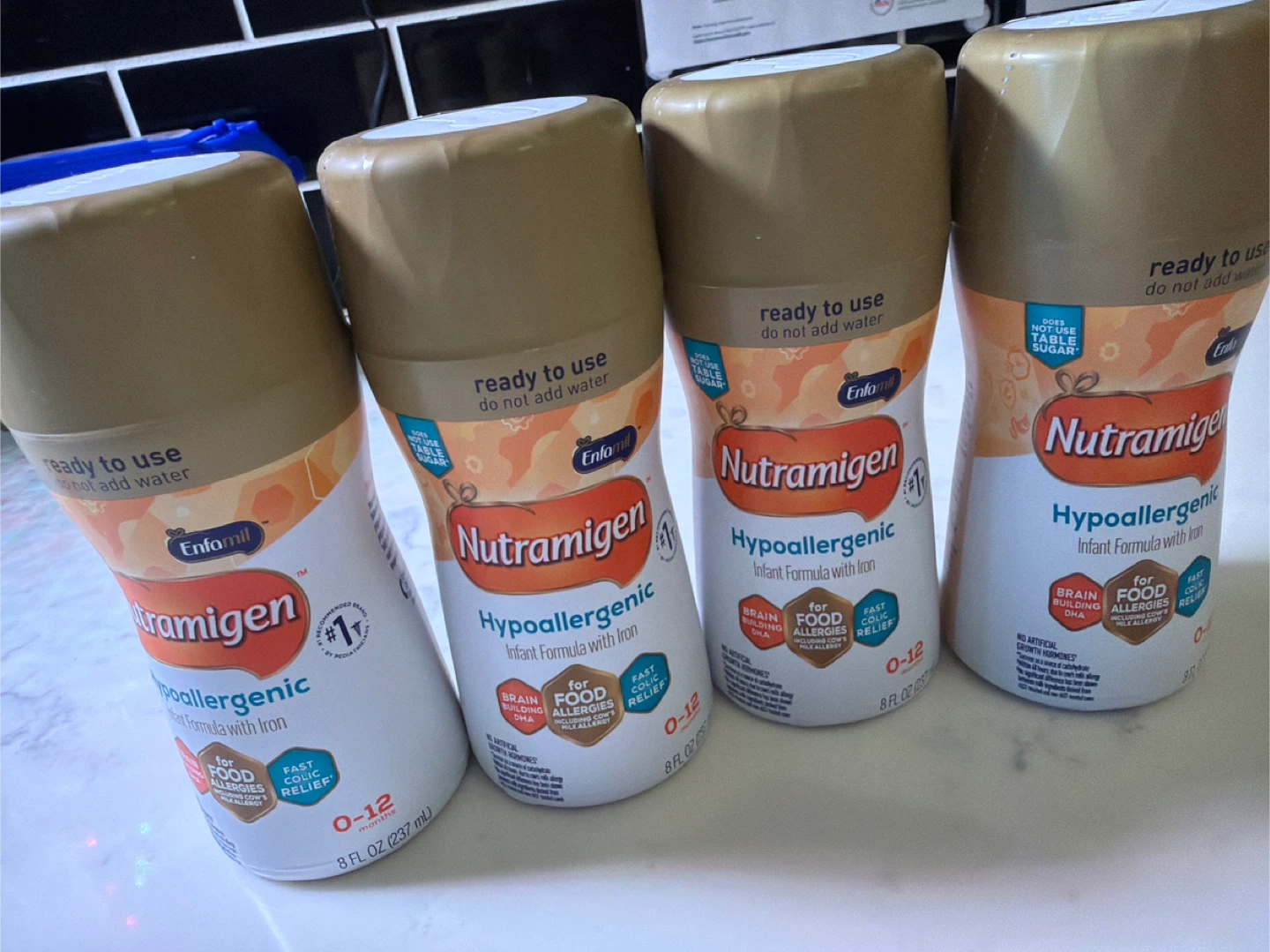 Nutramigen Hypoallergenic Infant Formula 8oz (4 Pack)