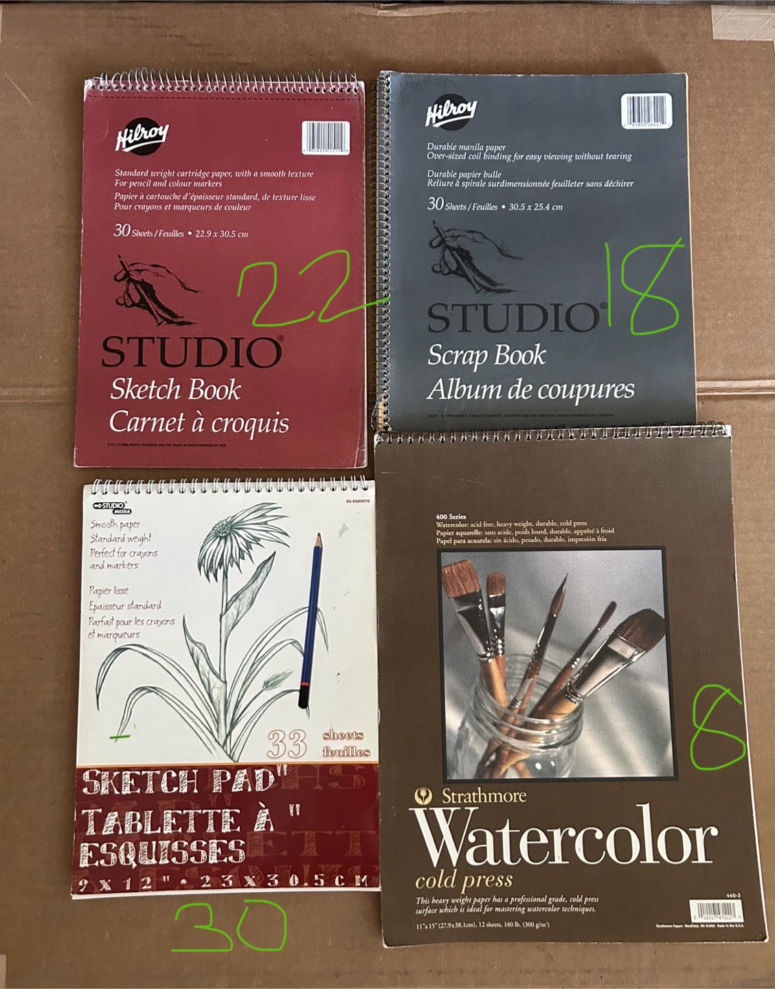 Sketchbooks and watercolour paper 🥕 - photo 2