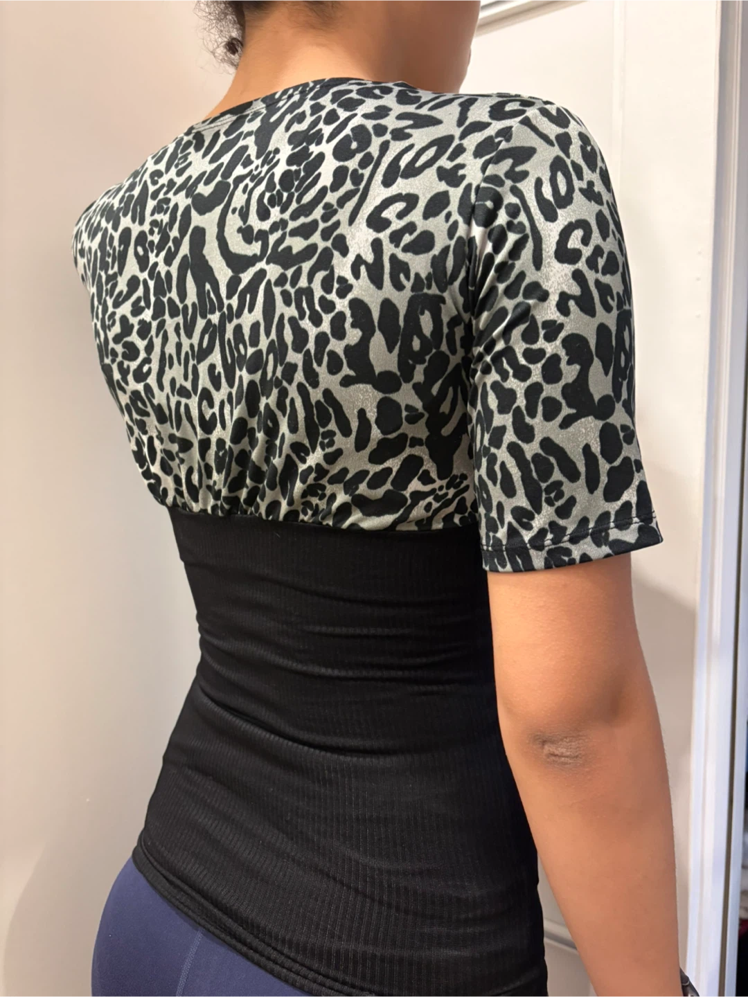 Leopard Print Snatched Top Body Sculpting Waist Shrinking! - photo 3