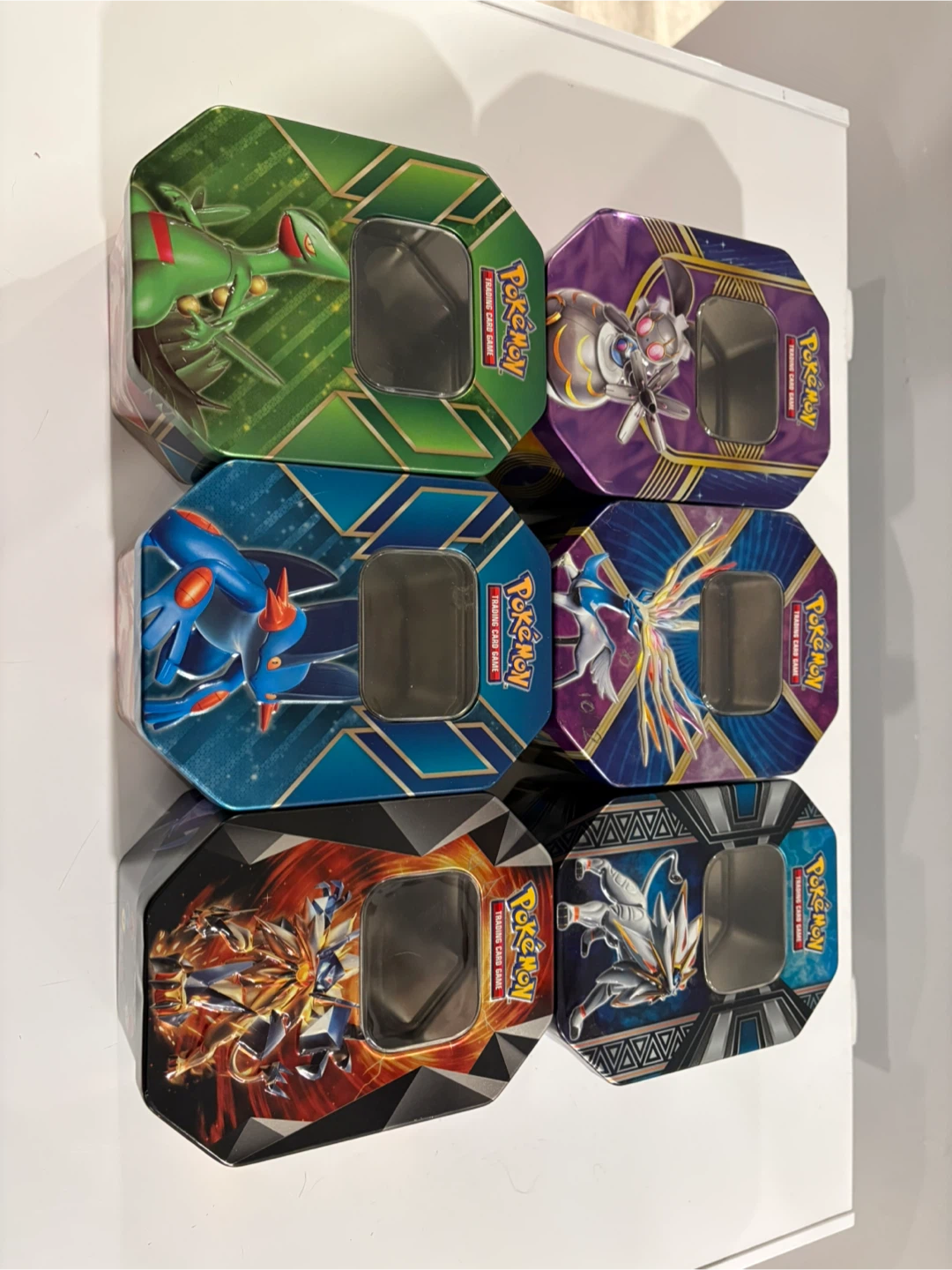 Small Pokemon Tins w/Cards