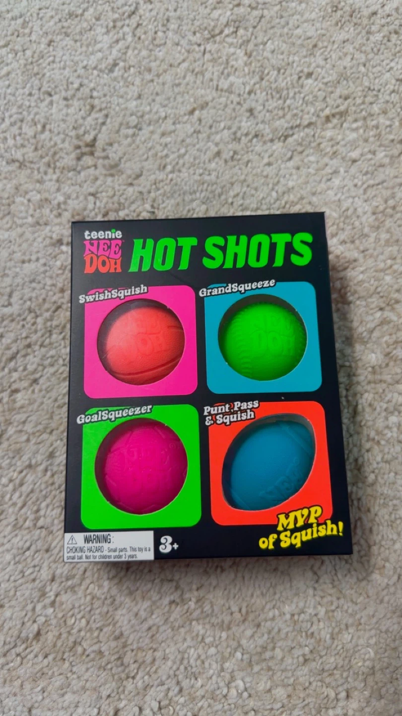 Needoh hot shots 4 in a pack