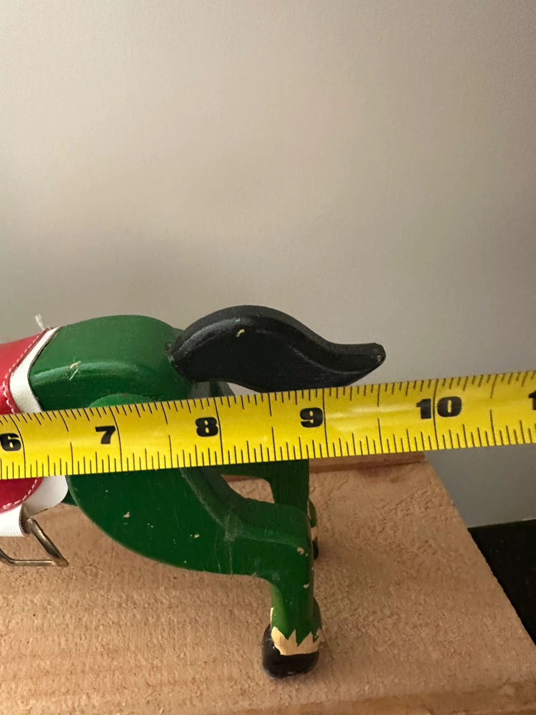 Green Wooden Horse Decorative Toy - photo 4
