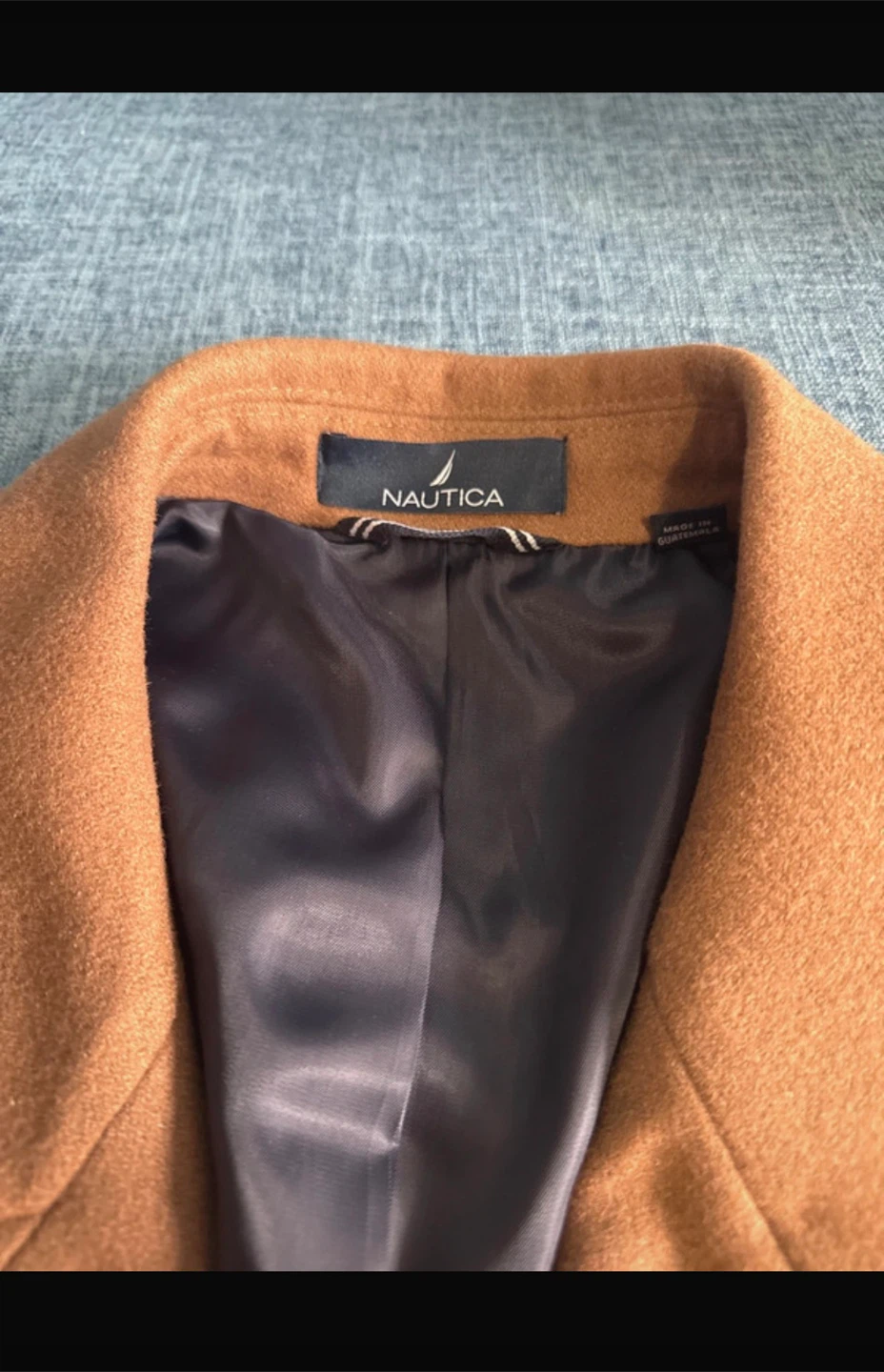 Nautica Men's Camel Top Coat - Size 48R - photo 4