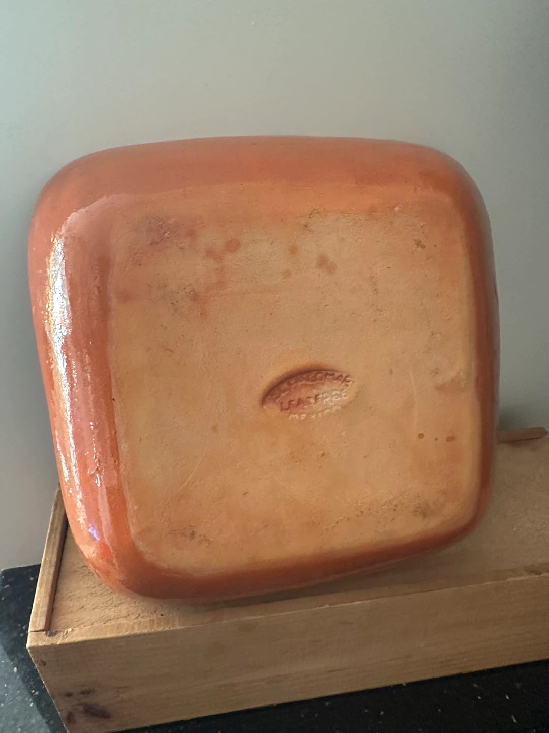 Hand-Painted Terracotta Serving Dish - photo 2