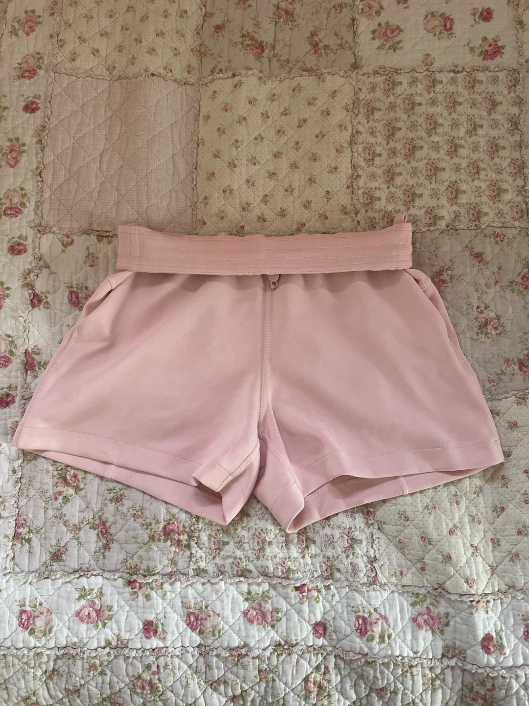 Pink Lululemon shorts