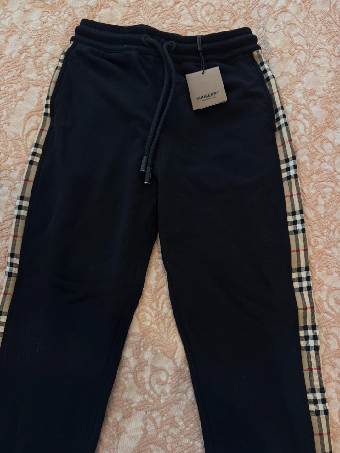 Burberry Black Track Pants - Size XS