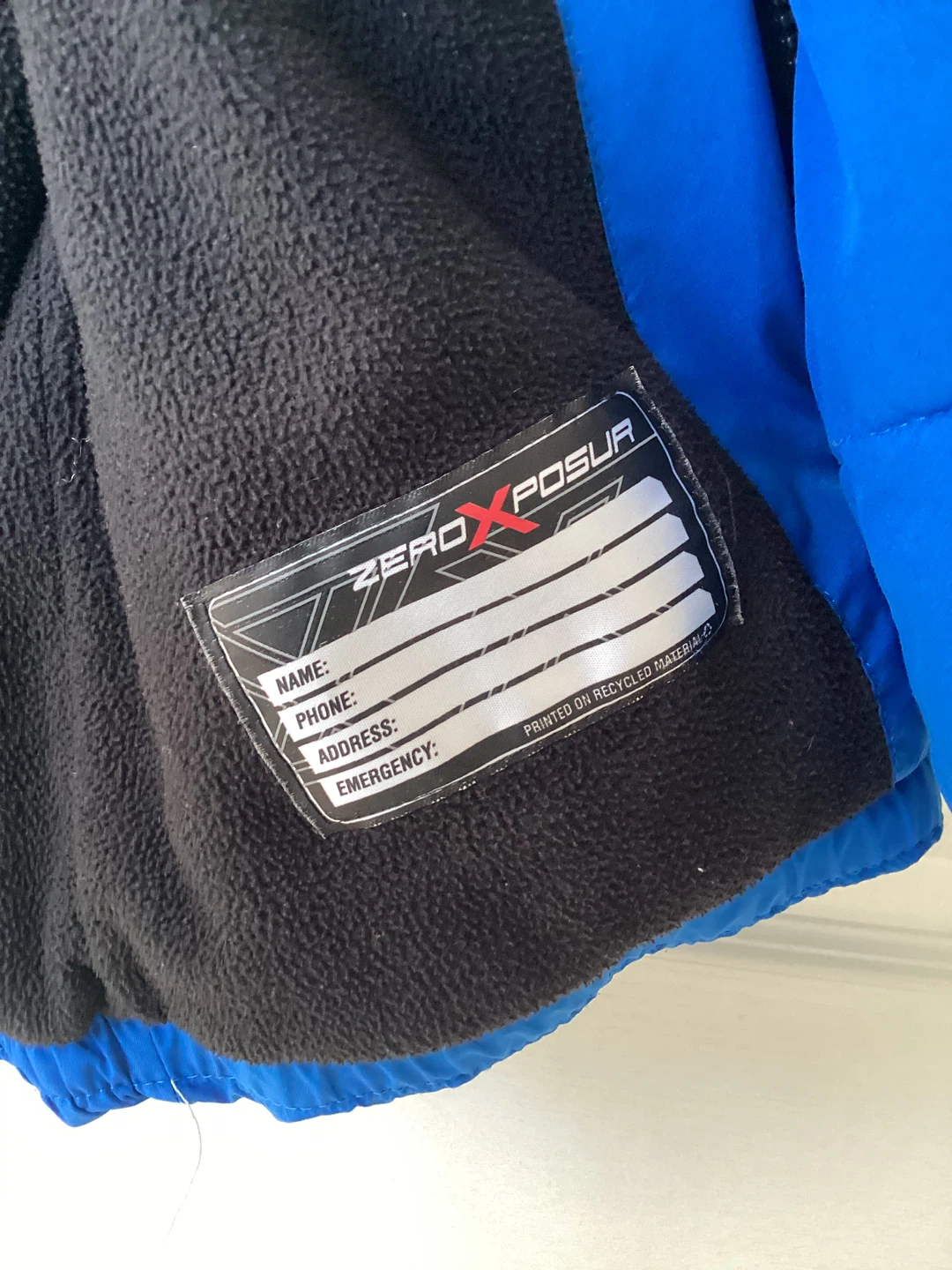 ZeroXposur Blue Puffer Jacket - Size S (6-7) - photo 5