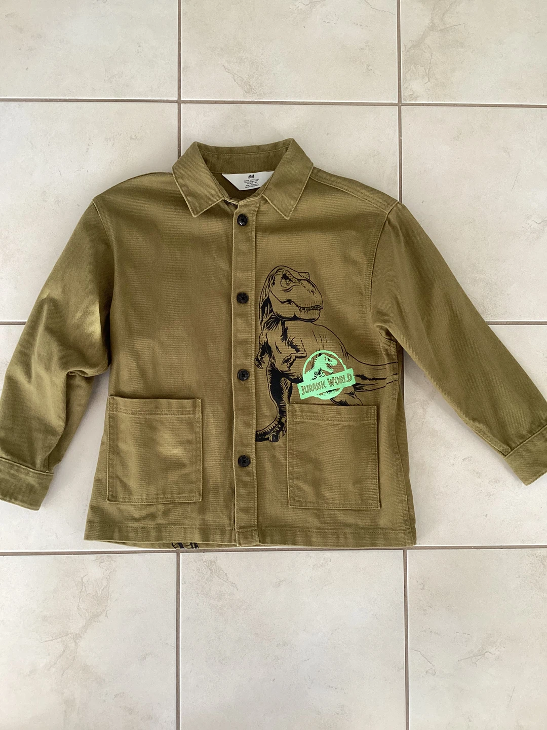 H&M Kids Jurassic World Dinosaur Jacket - Size 7