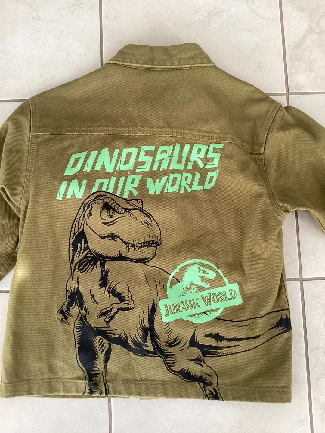 H&M Kids Jurassic World Dinosaur Jacket - Size 7 - photo 5