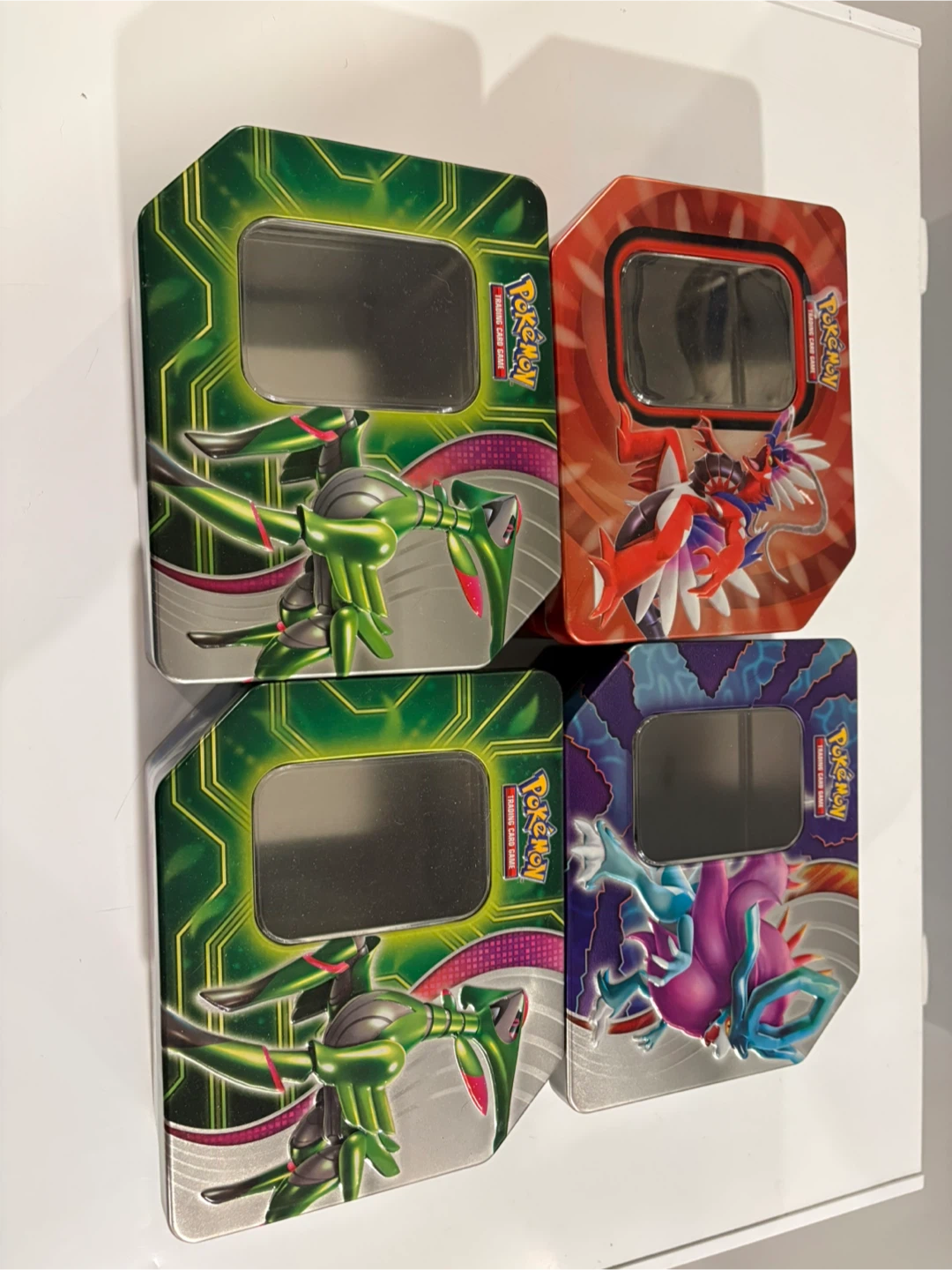 Medium Pokemon Tins w/Cards