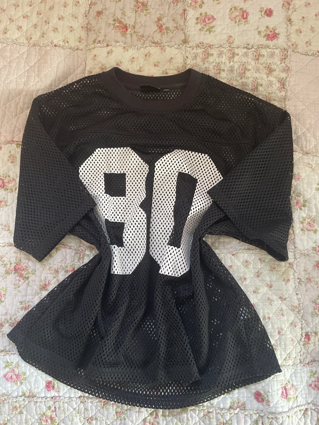 Black Mesh Jersey #80