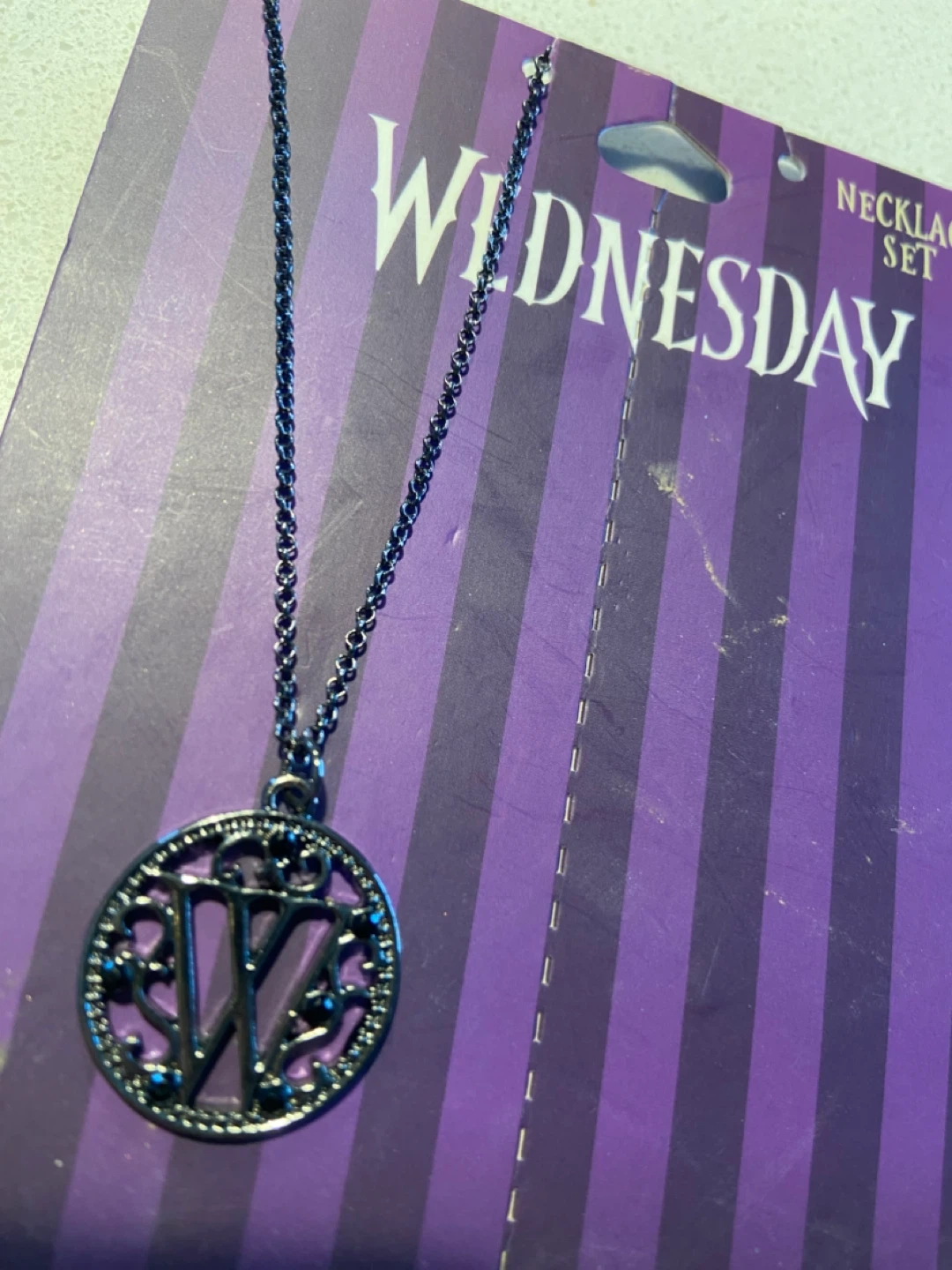 NEW Wednesday Addams Pendant Necklace - photo 2