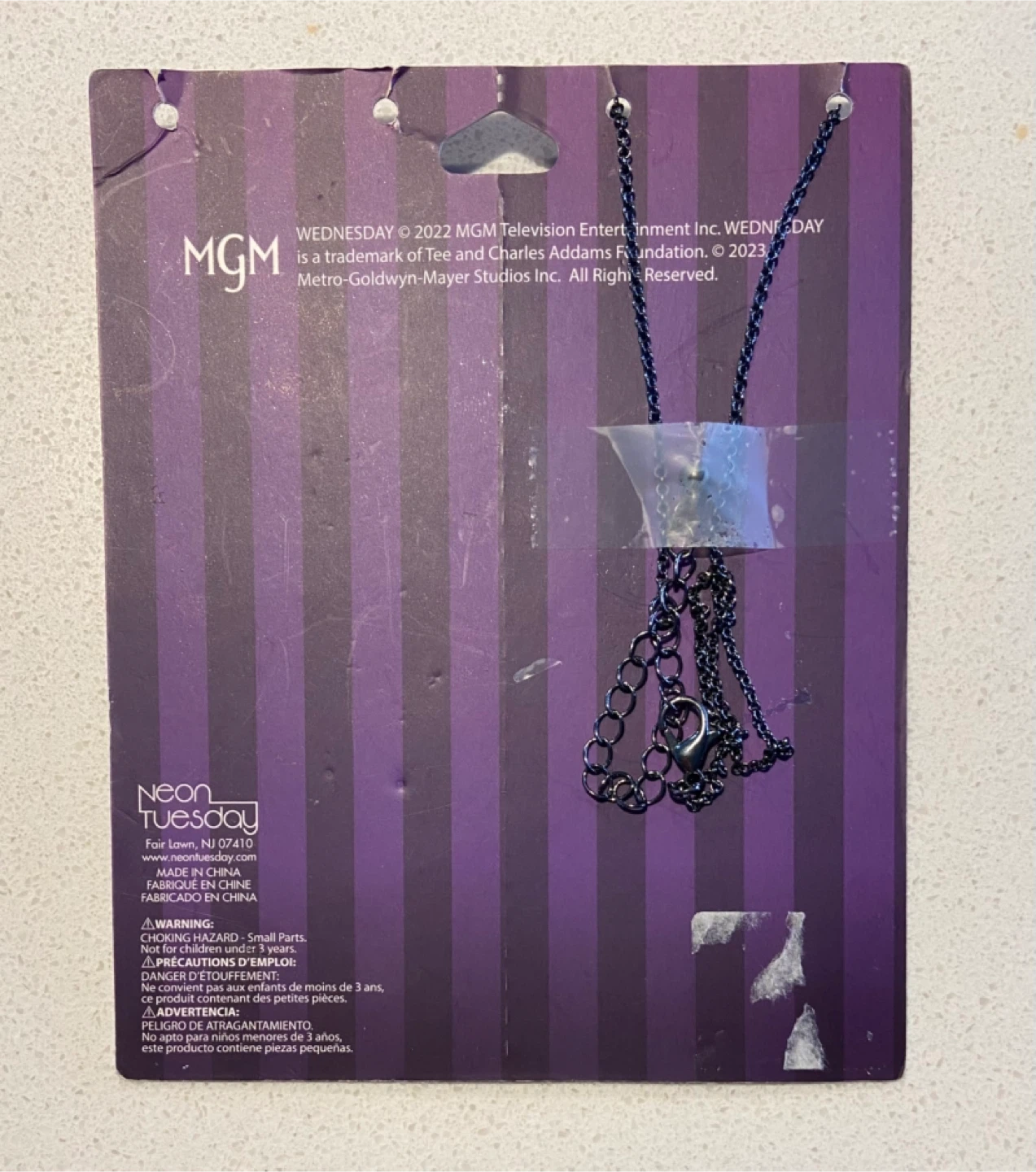 NEW Wednesday Addams Pendant Necklace - photo 3