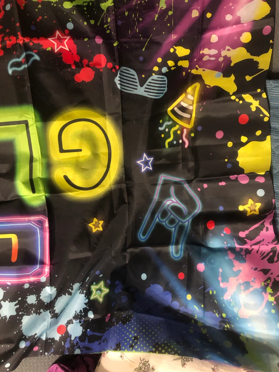 New-Let's Glow Crazy Party Backdrop! - photo 2