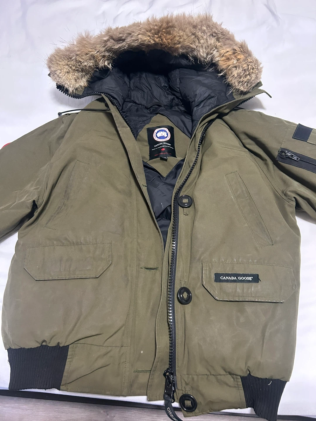 Canada Goose Bomber Jacket - Olive Green