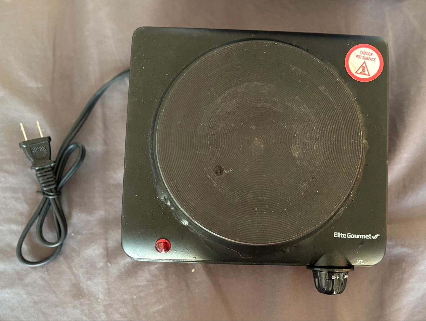 Elite Gourmet Electric Single Burner - photo 2