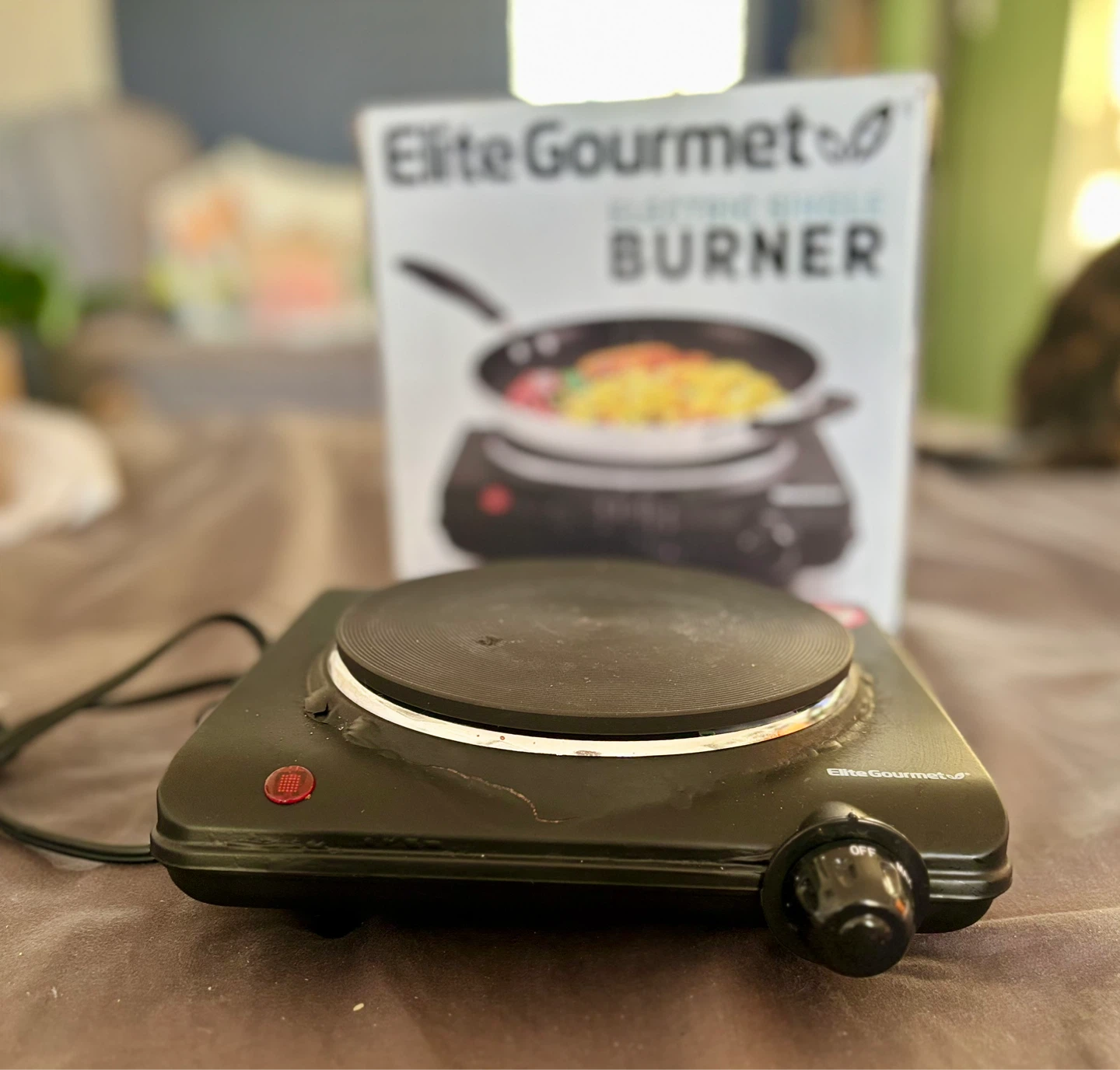 Elite Gourmet Electric Single Burner