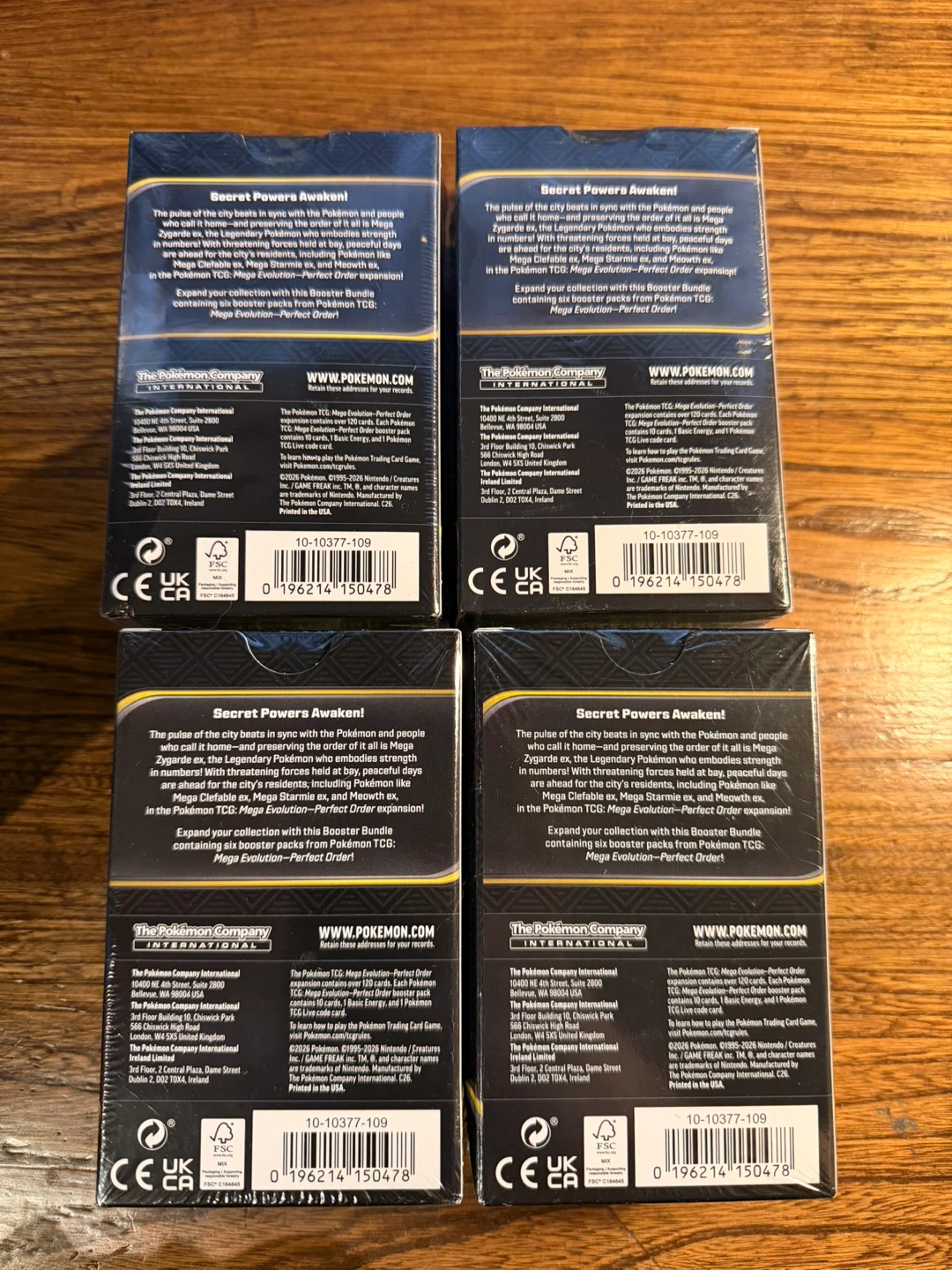 Pokemon Perfect Order Booster Bundle x4 - photo 2