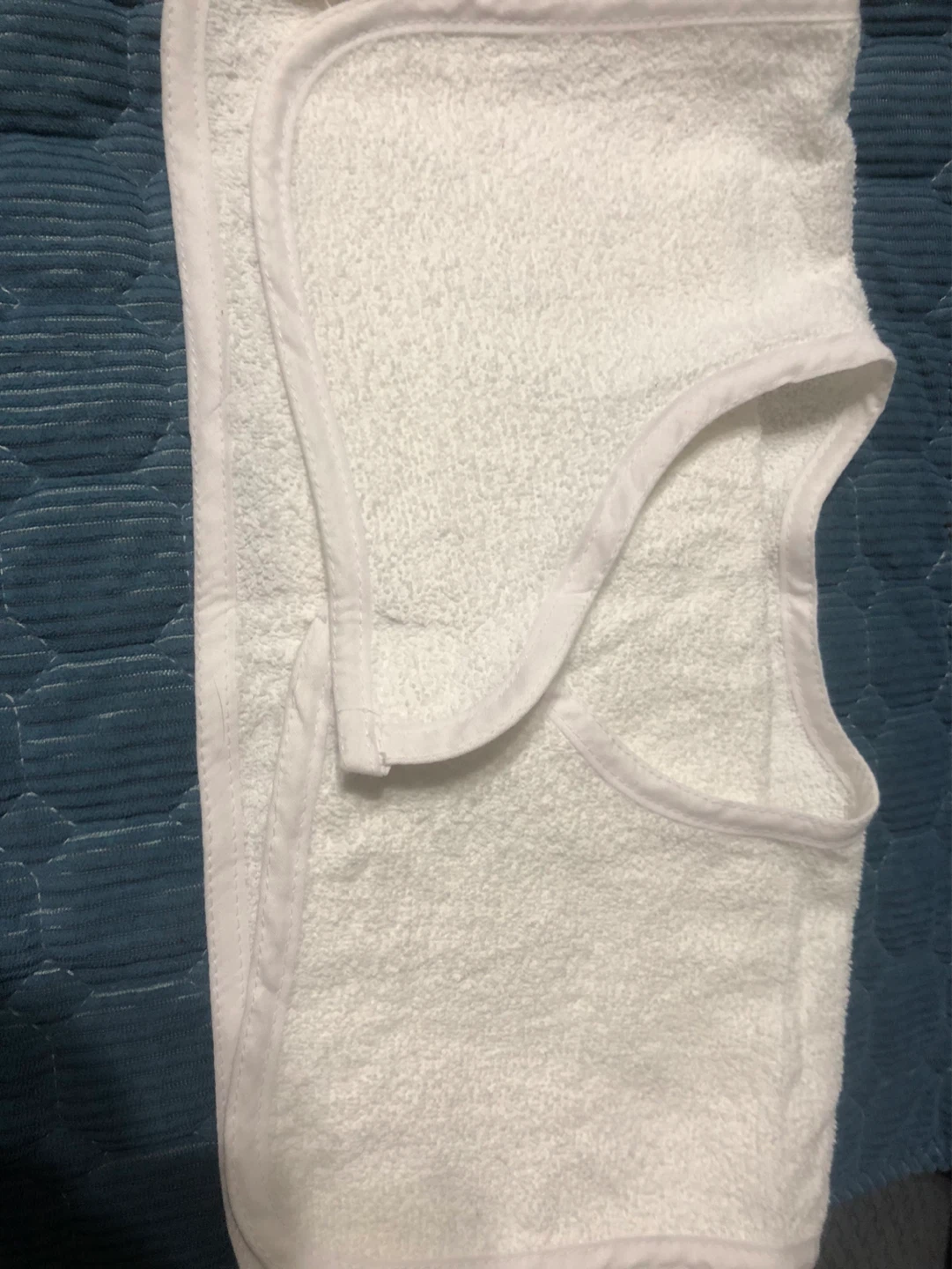 New-Large White Terry Cloth Adult Bib White! - photo 4