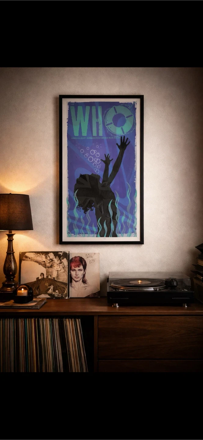 The Who Concert Poster - Borgata 2007