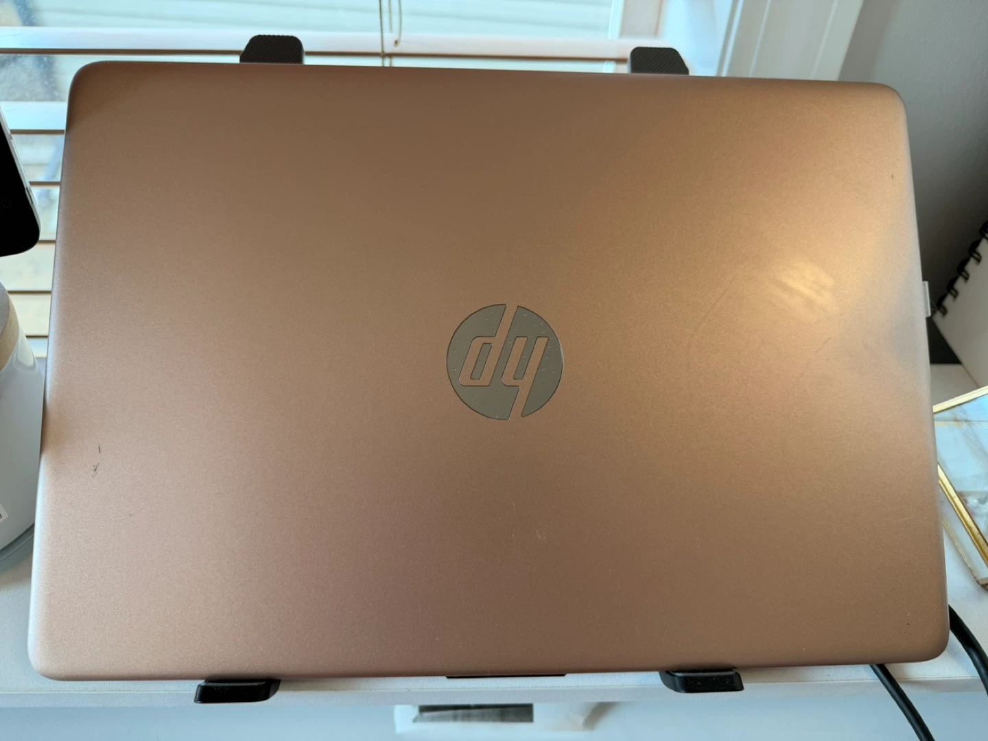 HP Rose Gold Laptop with Wireless Mouse and Keyboard - photo 2