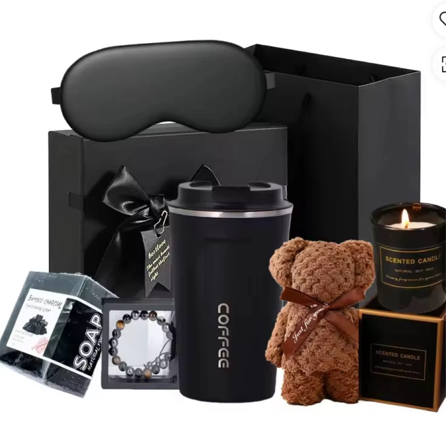 Self-Care Gift Set with Tumbler, Candle, and Bath Bomb - photo 3