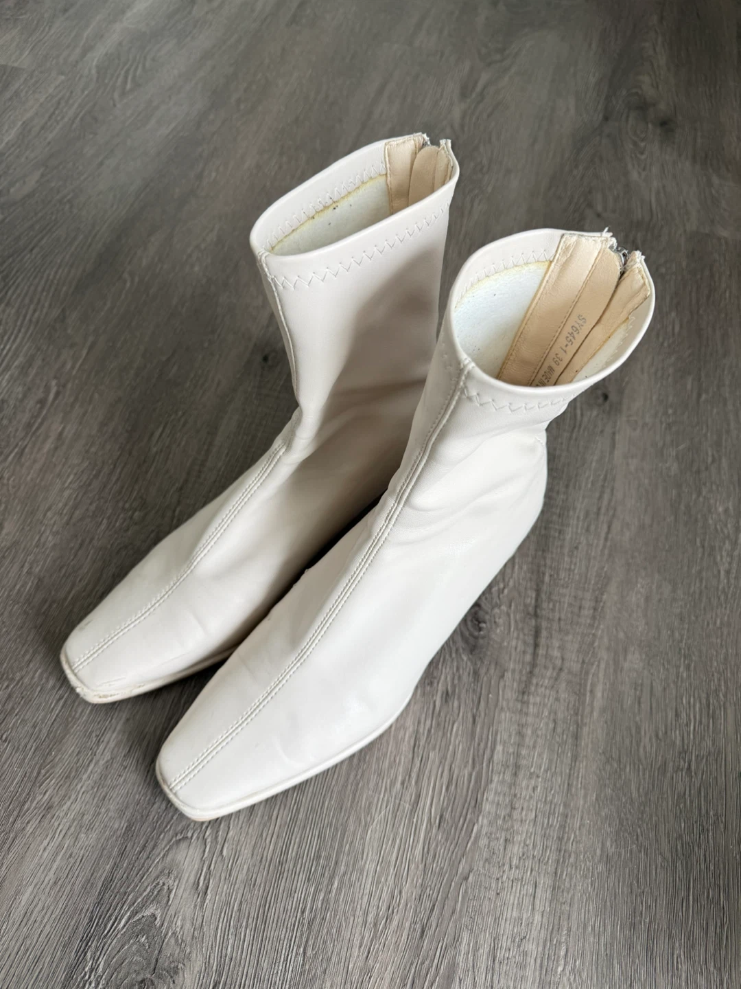 White Ankle Boots