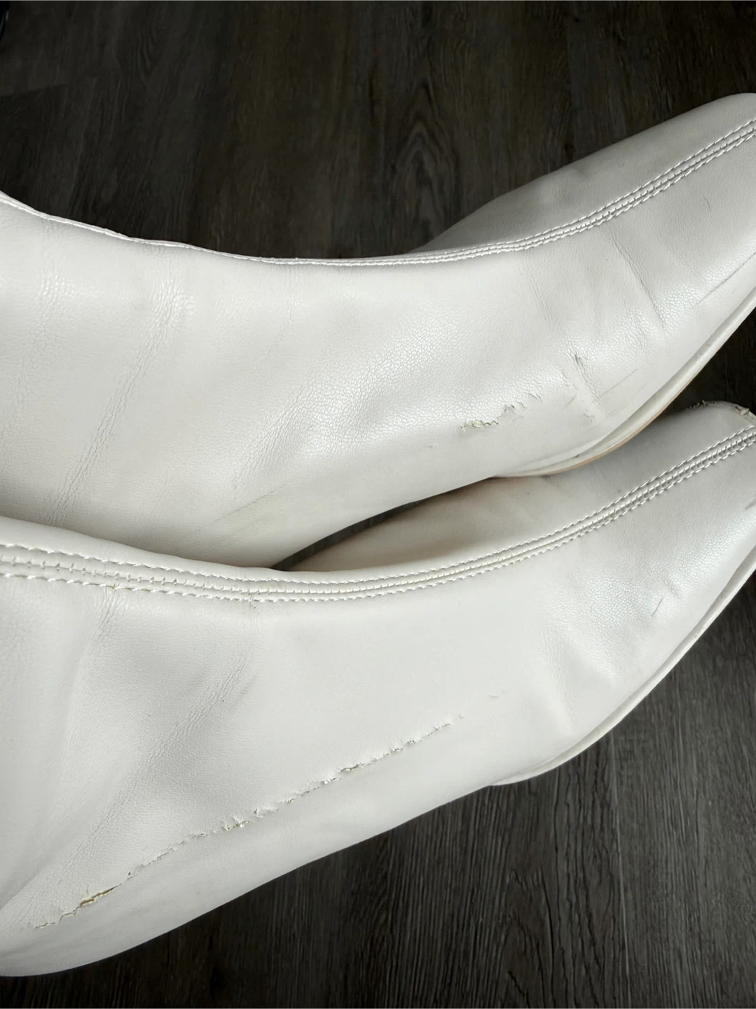 White Ankle Boots - photo 2