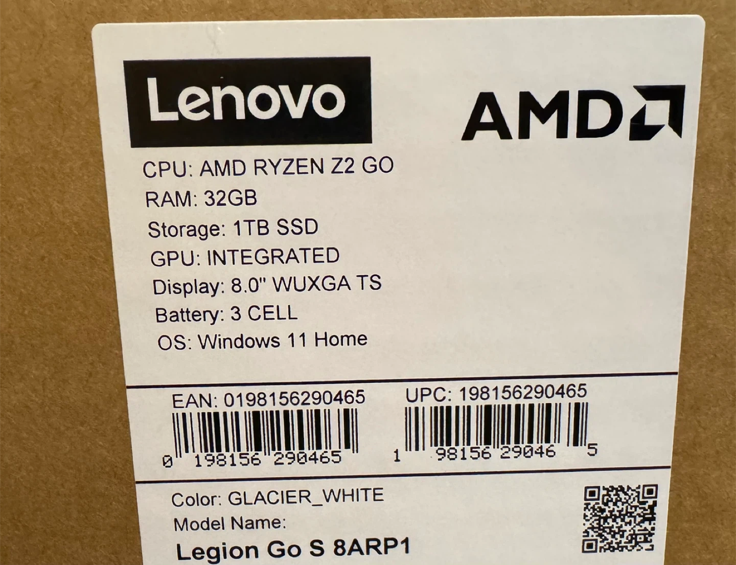 Lenovo Legion Go S 8" 120Hz Gaming Handheld - Glacier White - photo 4