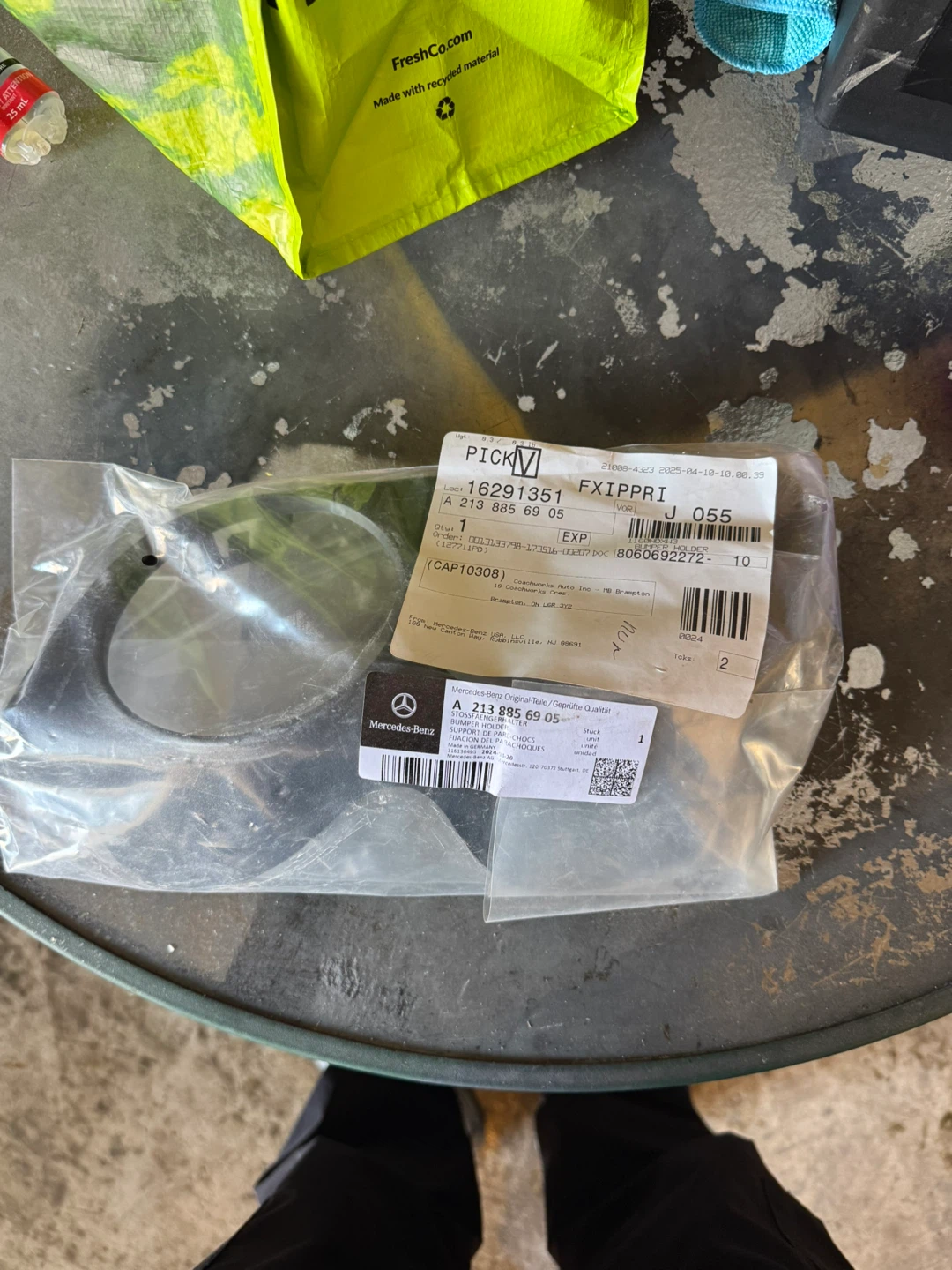 Mercedes e class 2021+ bumper exhaust tip - photo 3