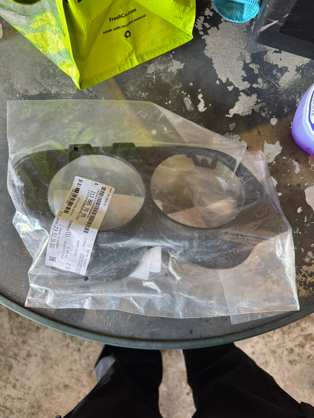 Mercedes e class 2021+ bumper exhaust tip