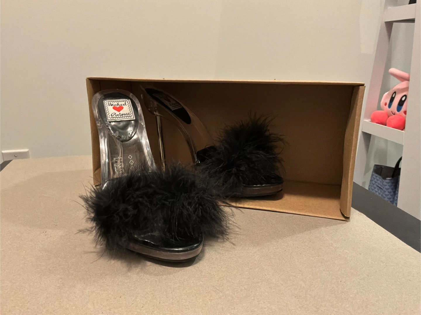 Black Feather Heels - photo 2