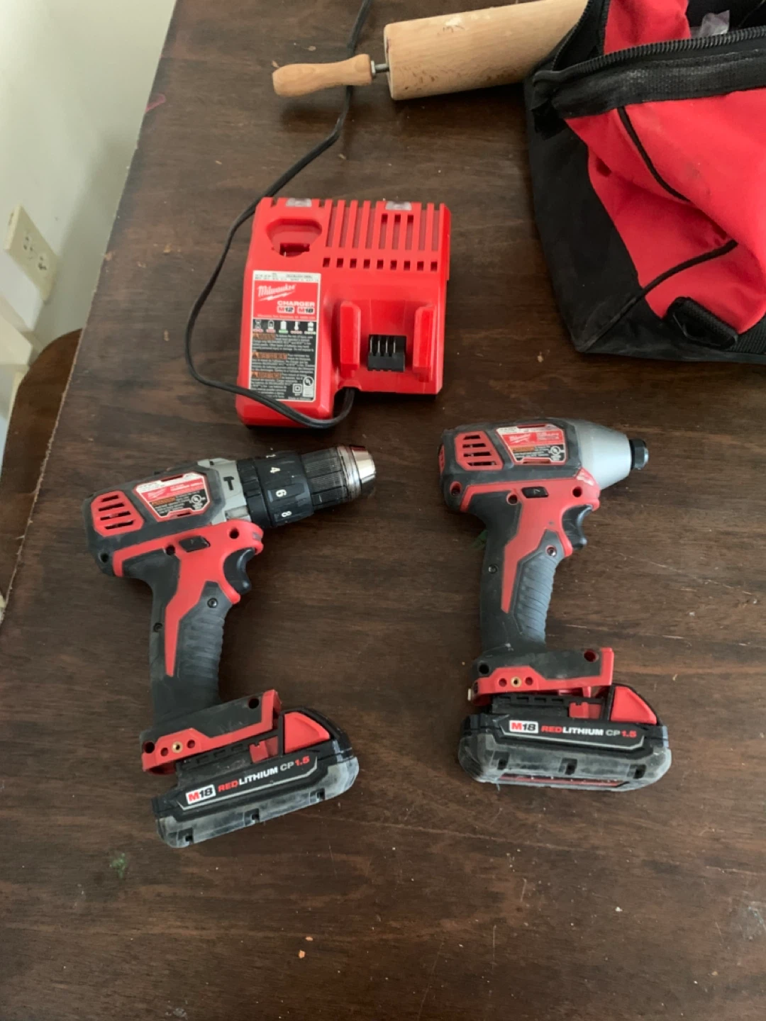 Milwaukee M18 hammer drill and driver