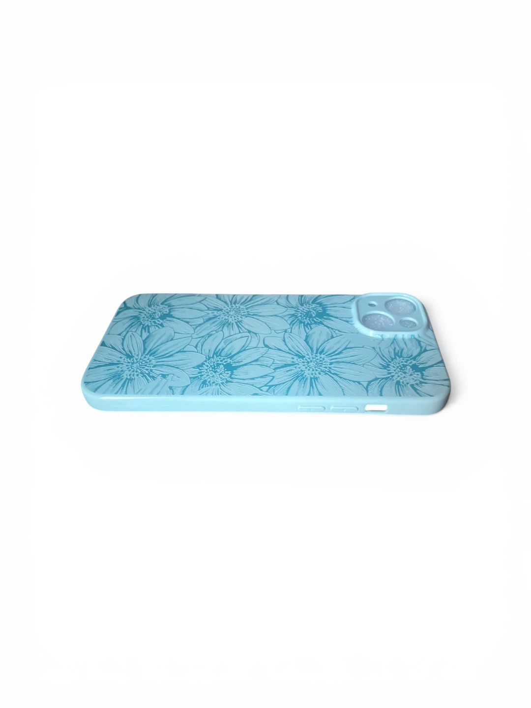 Étui pour téléphone NITITOP avec motif floral bleu - photo 4