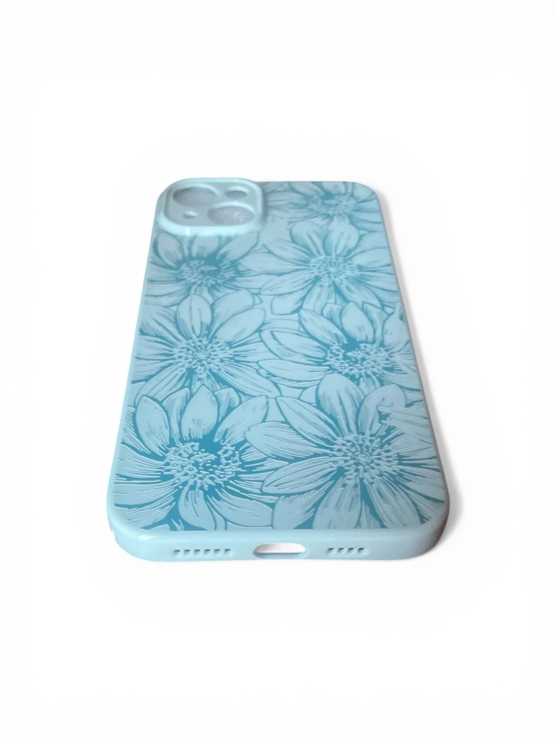 Étui pour téléphone NITITOP avec motif floral bleu - photo 5
