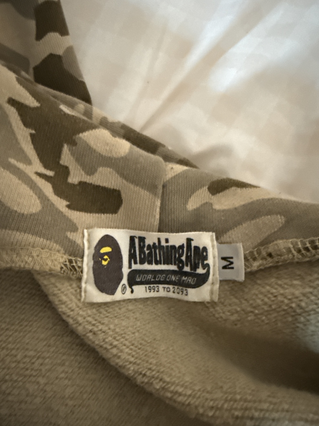 A Bathing Ape Camo Shark Full Zip Hoodie Size M - photo 5