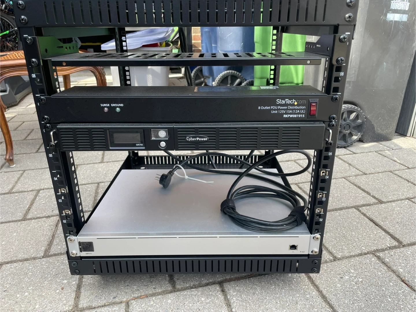 Complete Server Rack Setup with UPS, PDU & Server