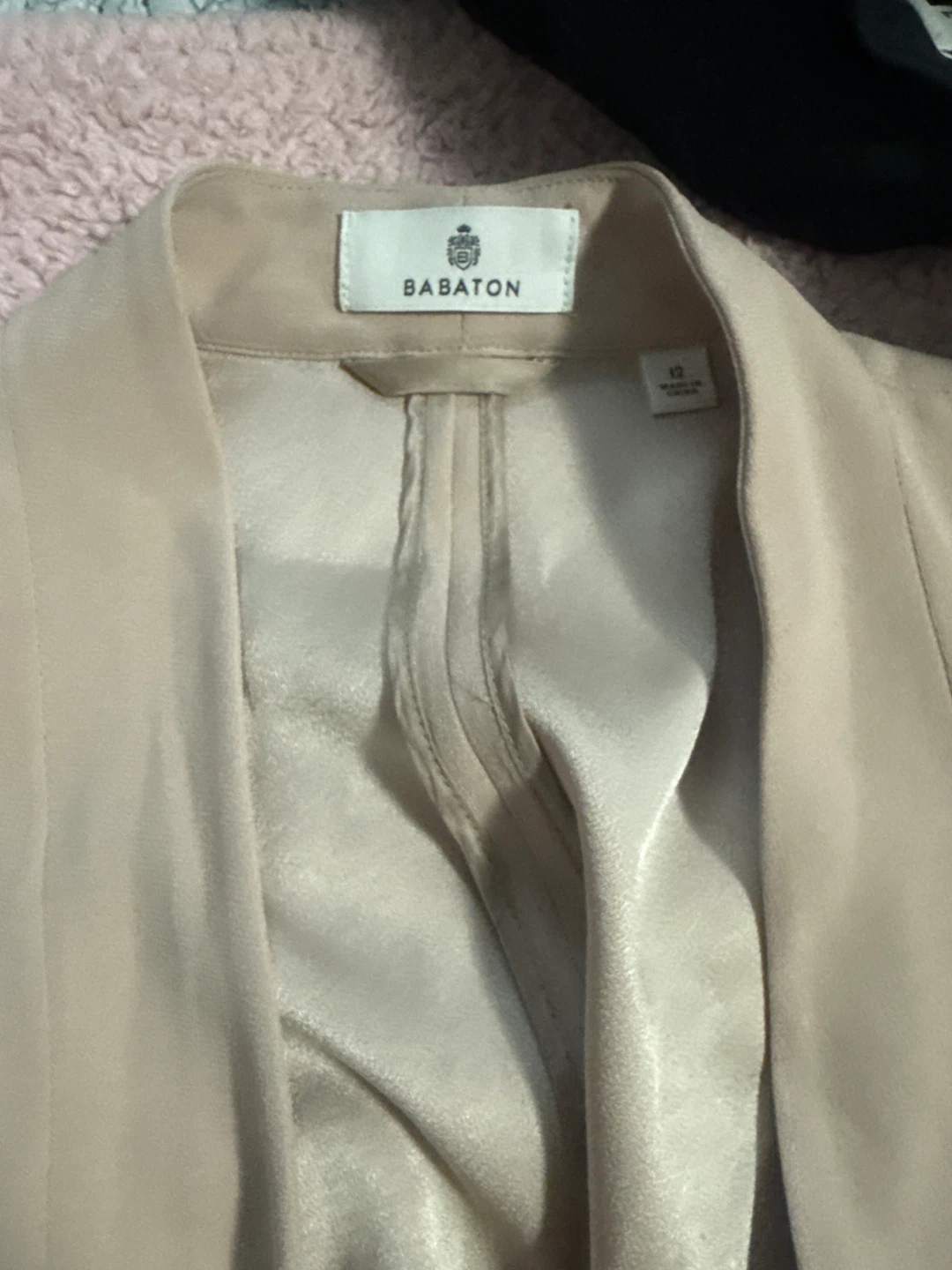 Babaton Beige Blazer - Size 12 - photo 2