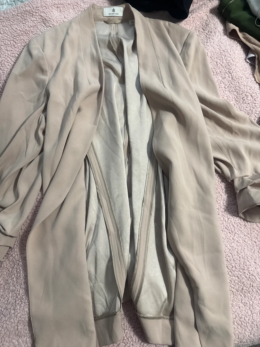 Babaton Beige Blazer - Size 12