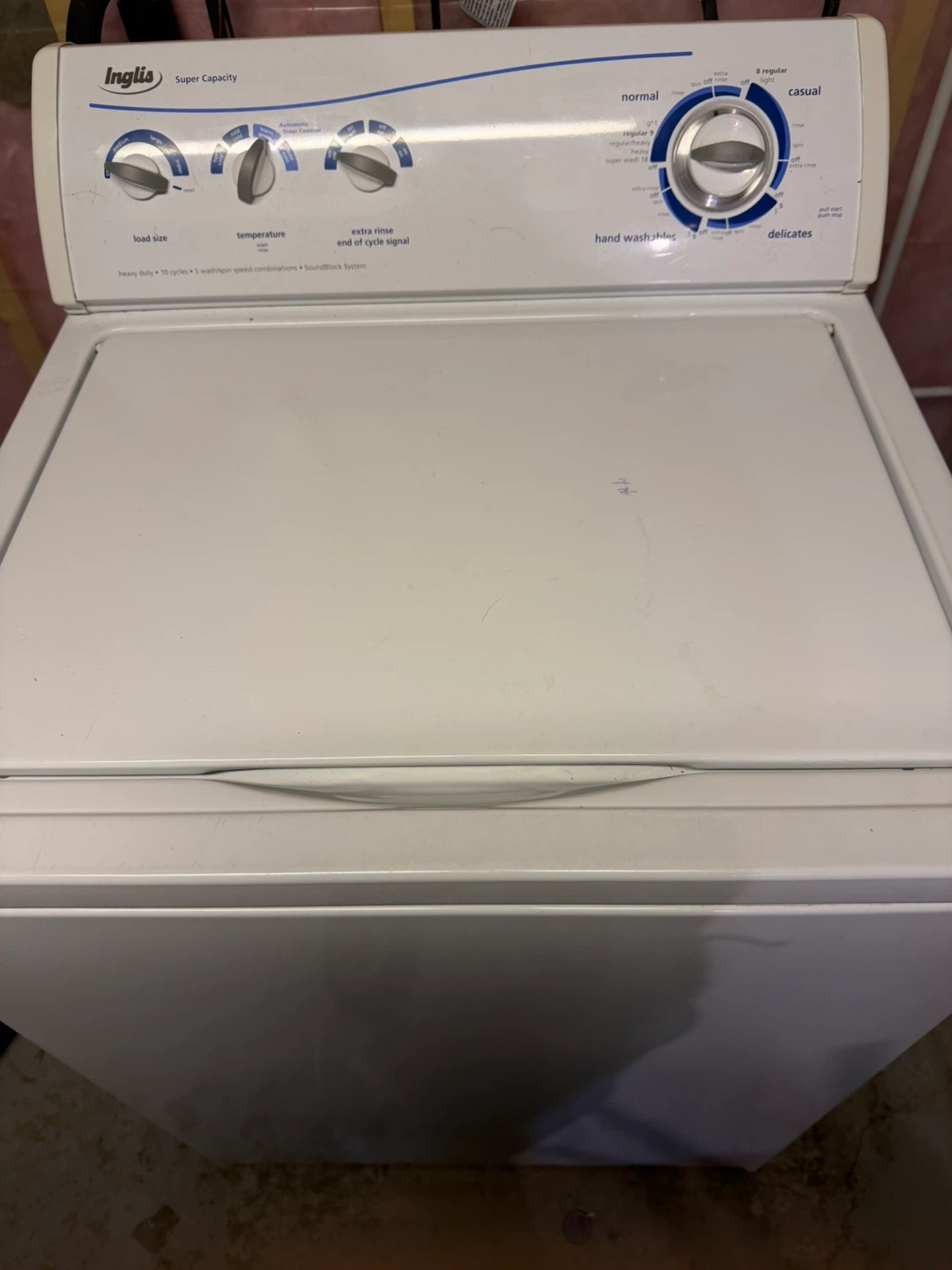 Inglis Super Capacity Washer and Dryer Set