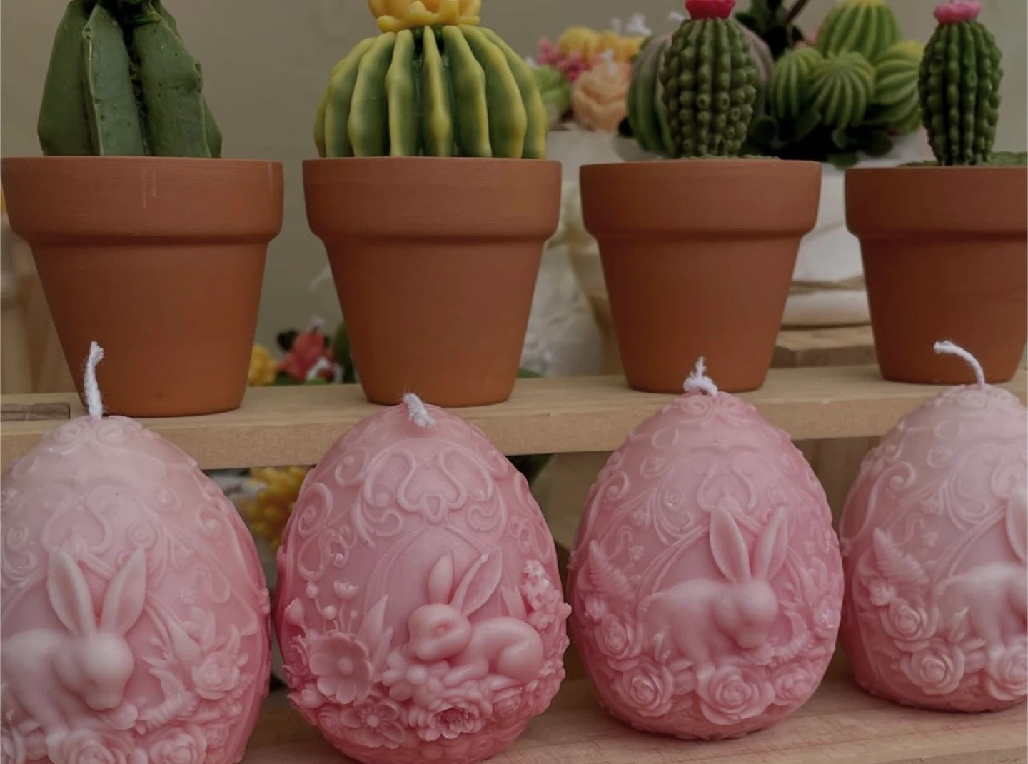 Easter Egg Bunny Candles - photo 2